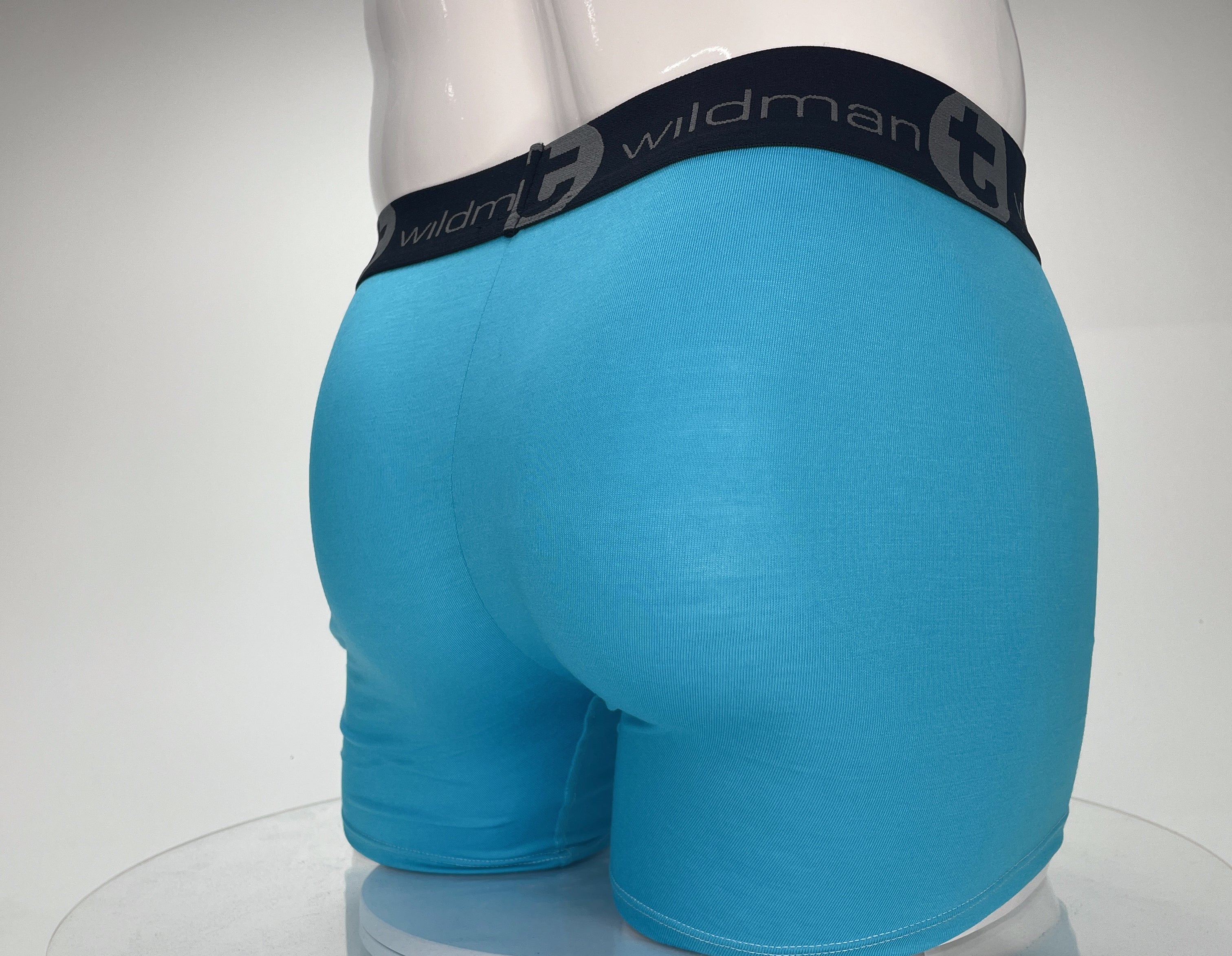 WildmanT Modal Monster Cock 5" Inseam Boxer Brief Baby Blue - DealByEthan.gay