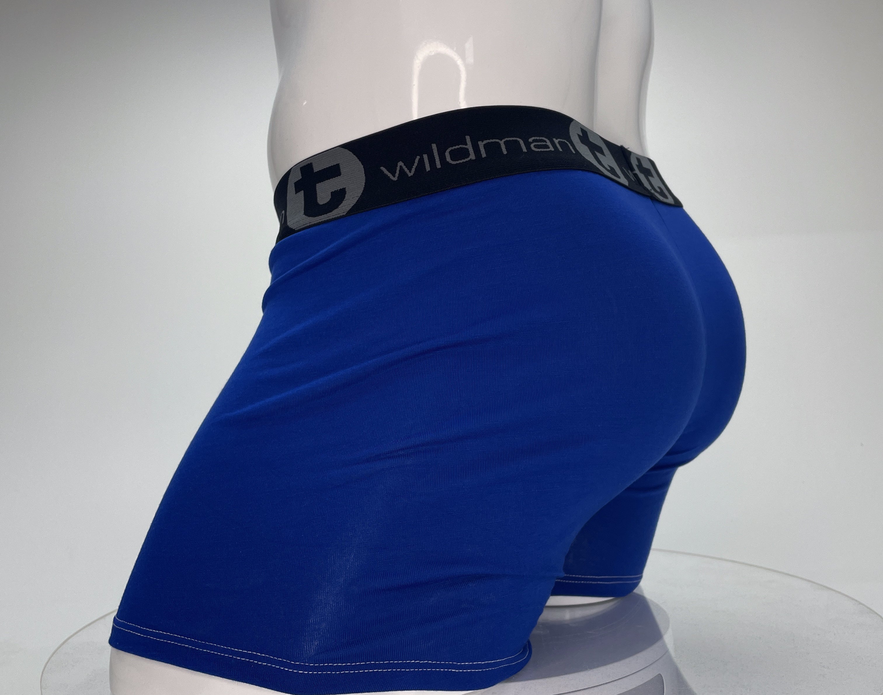 WildmanT Modal Monster Cock 5" Inseam Boxer Brief Royal Blue - DealByEthan.gay