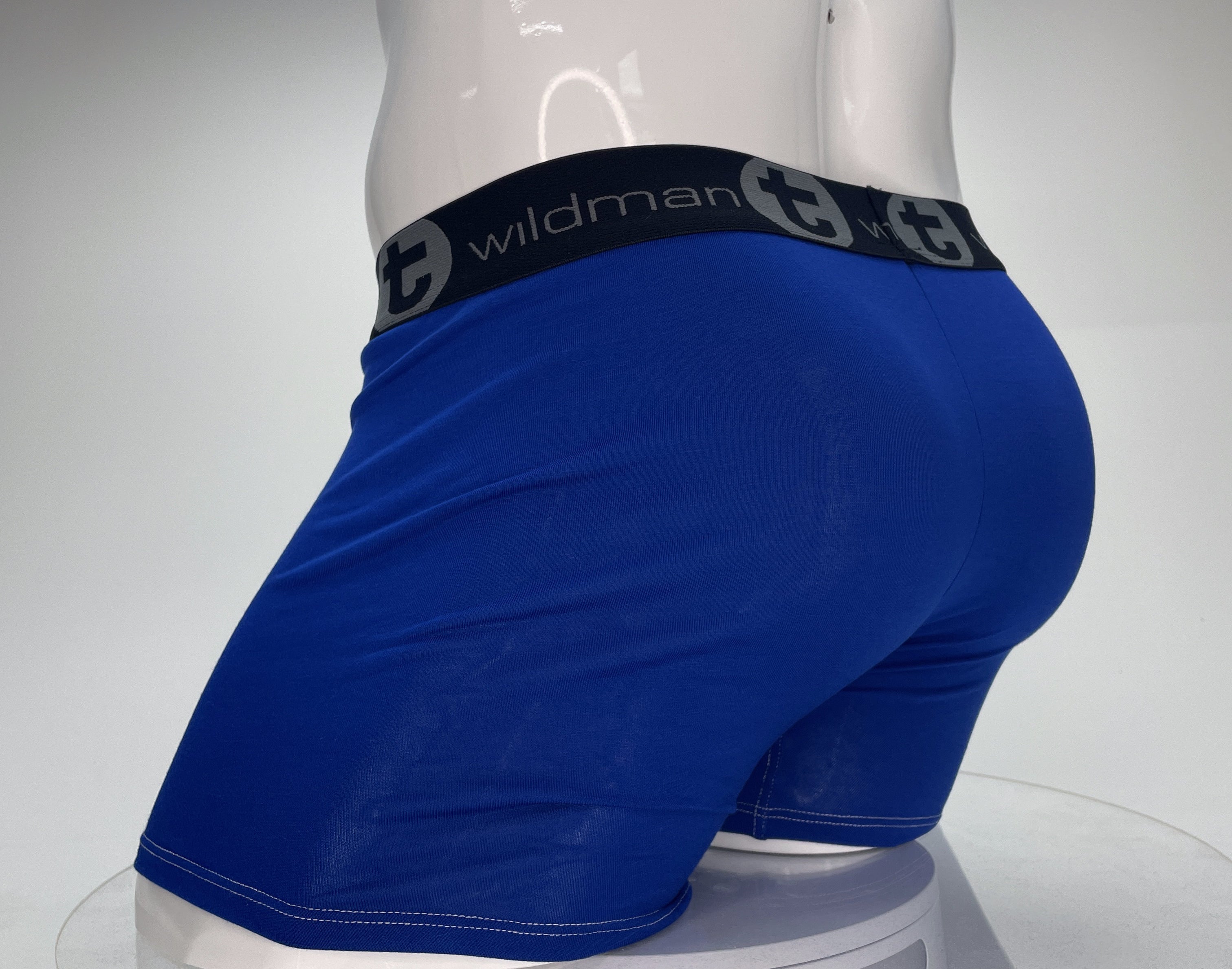 WildmanT Modal Monster Cock 5" Inseam Boxer Brief Royal Blue - DealByEthan.gay