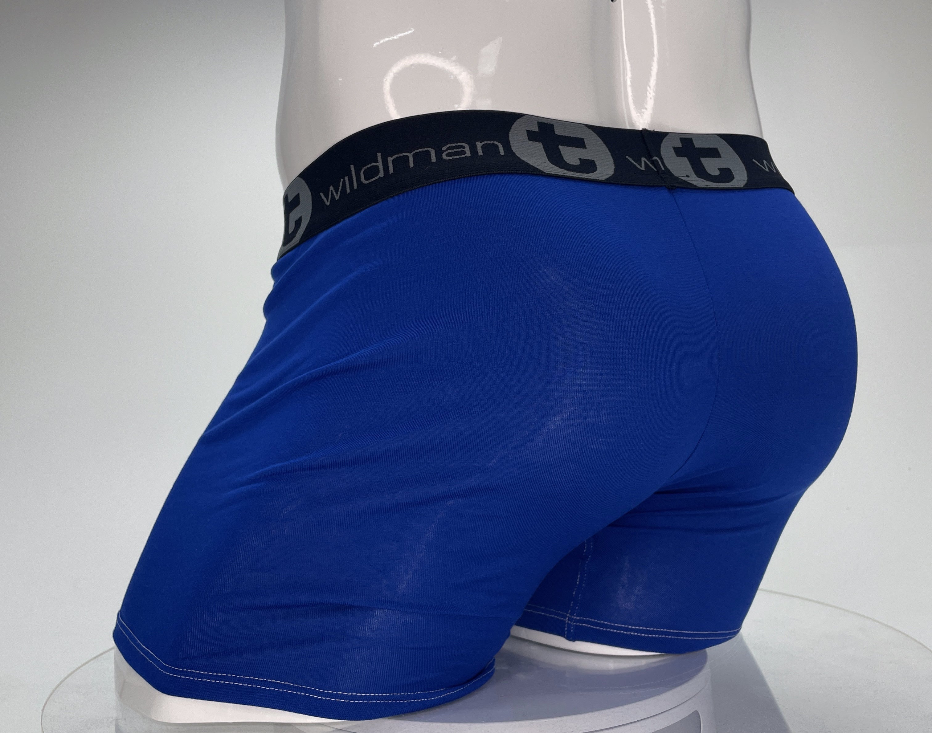 WildmanT Modal Monster Cock 5" Inseam Boxer Brief Royal Blue - DealByEthan.gay