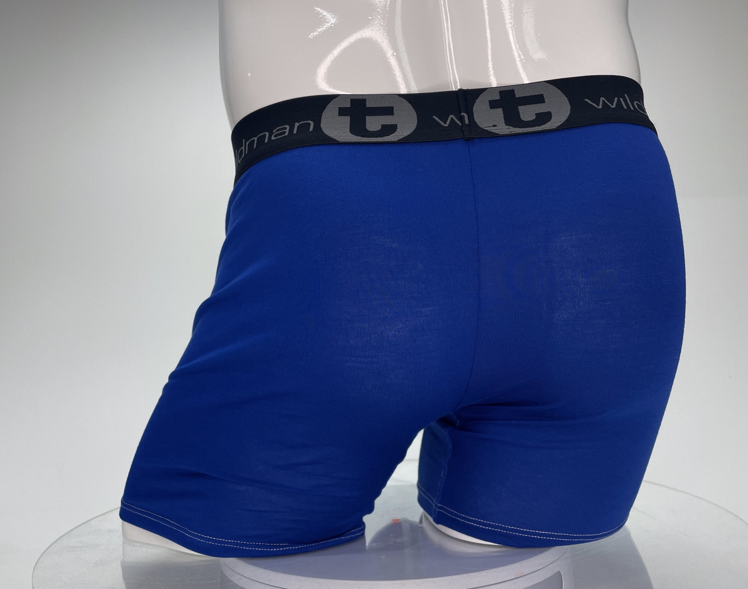 WildmanT Modal Monster Cock 5" Inseam Boxer Brief Royal Blue - DealByEthan.gay