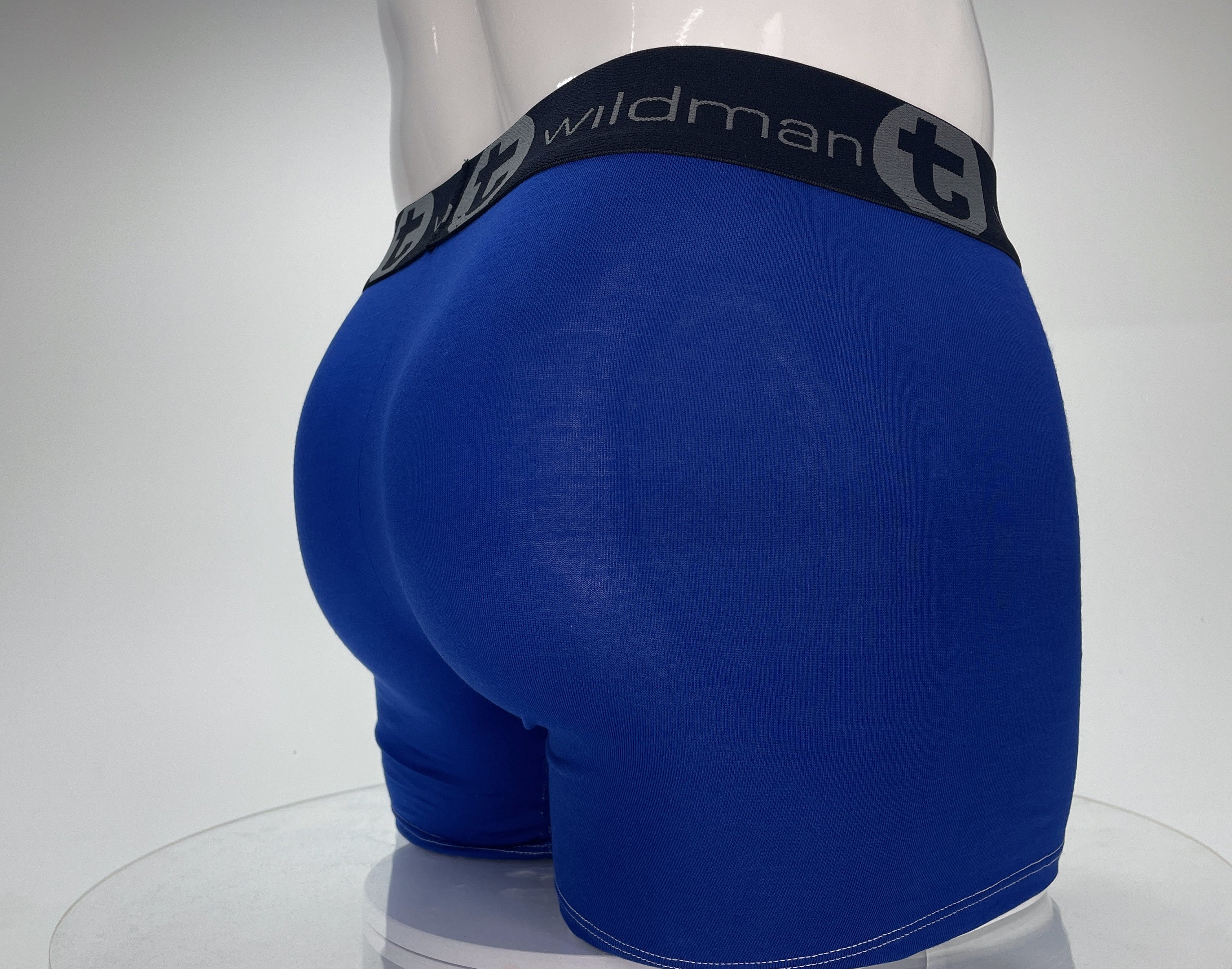 WildmanT Modal Monster Cock 5" Inseam Boxer Brief Royal Blue - DealByEthan.gay