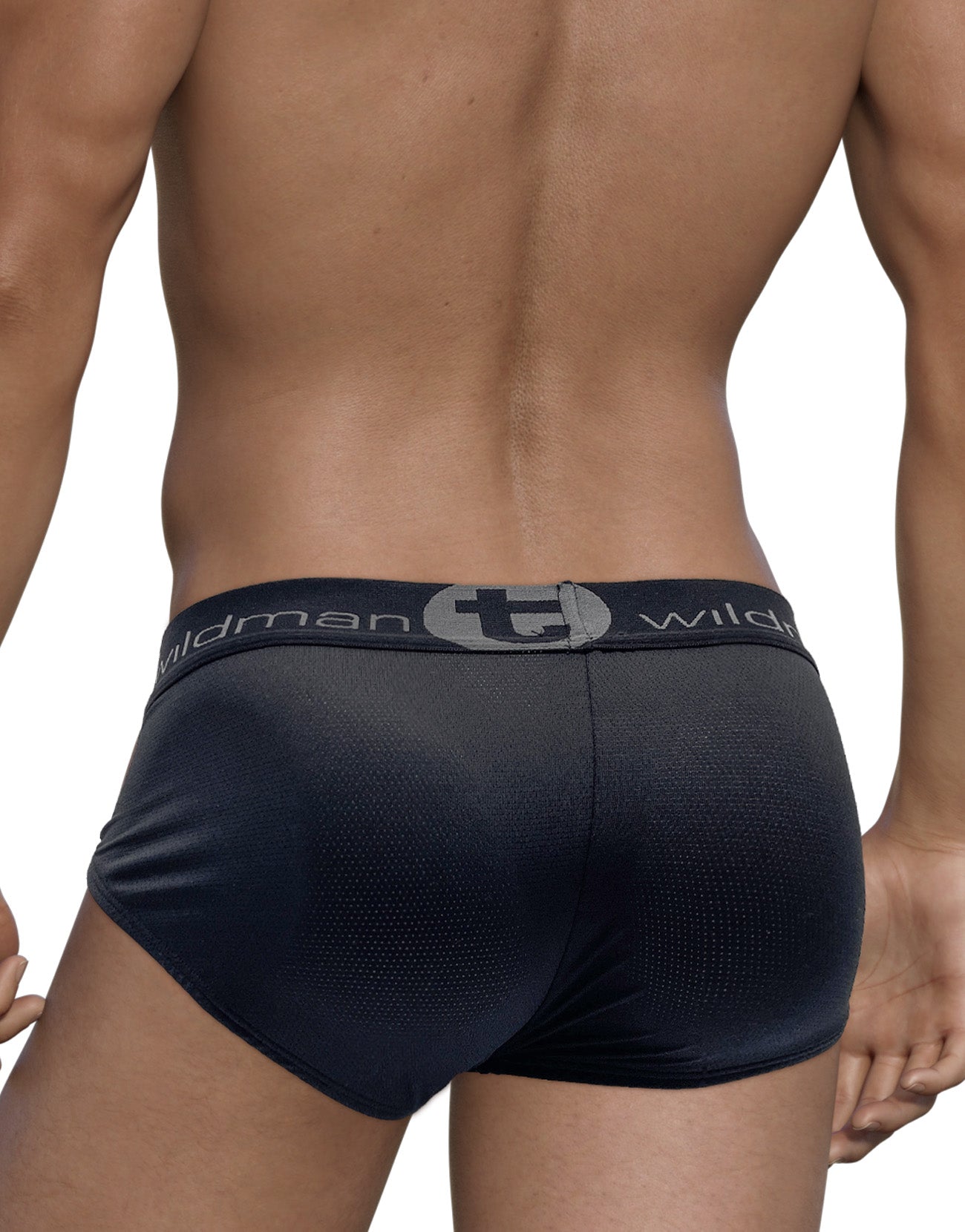 WildmanT Mesh Big Boy Pouch Brief Black - DealByEthan.gay