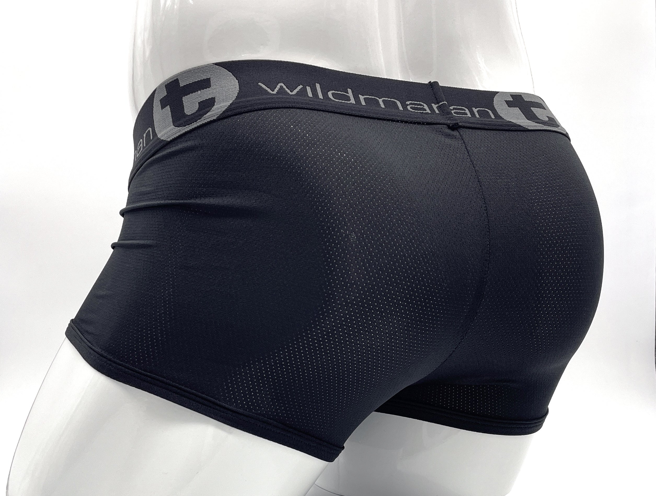 WildmanT Big Boy Mesh Pouch Boxer Brief Black - DealByEthan.gay