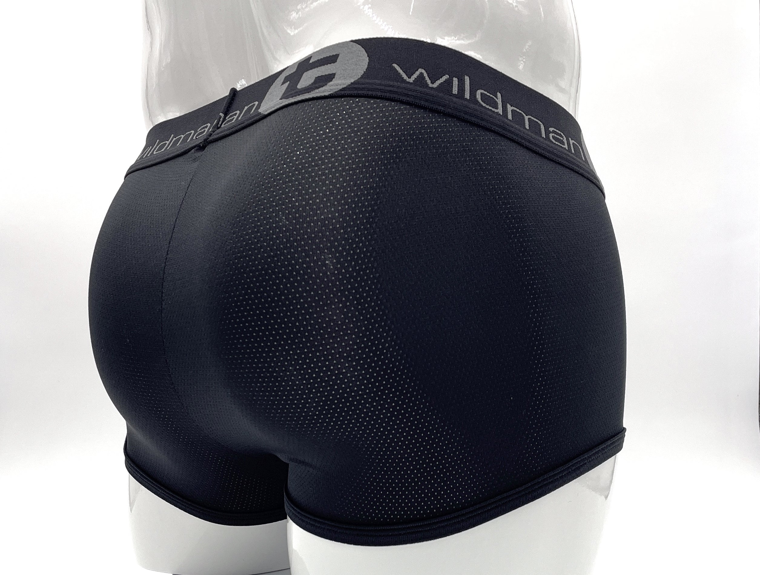 WildmanT Big Boy Mesh Pouch Boxer Brief Black - DealByEthan.gay