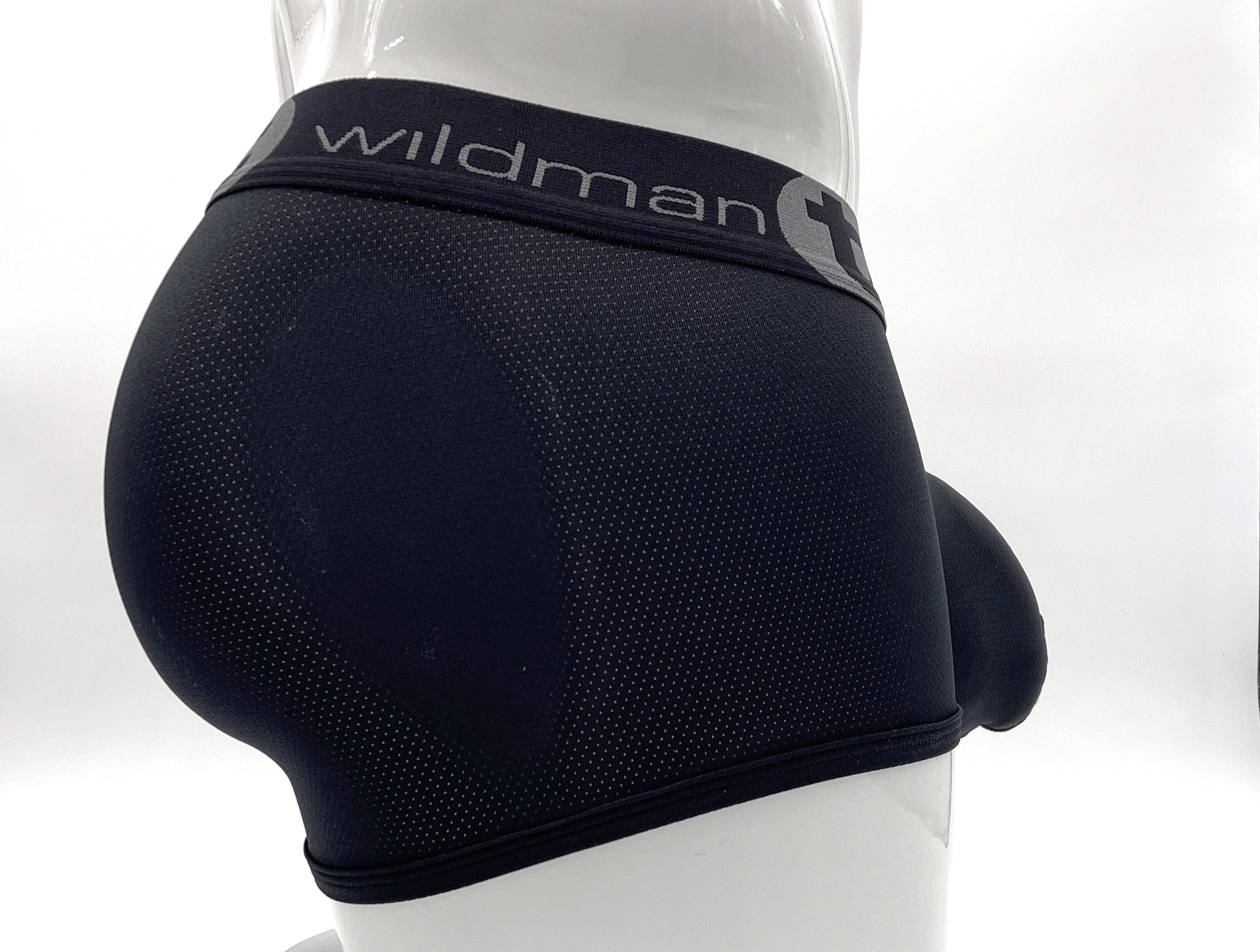 WildmanT Big Boy Mesh Pouch Boxer Brief Black - DealByEthan.gay