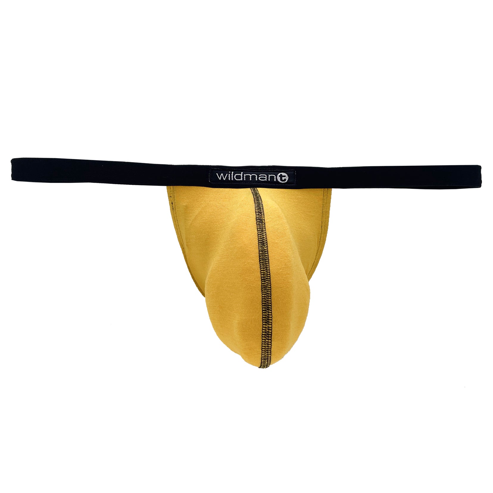 WildmanT Modal Micro Thong Big Boy Pouch Gold - DealByEthan.gay