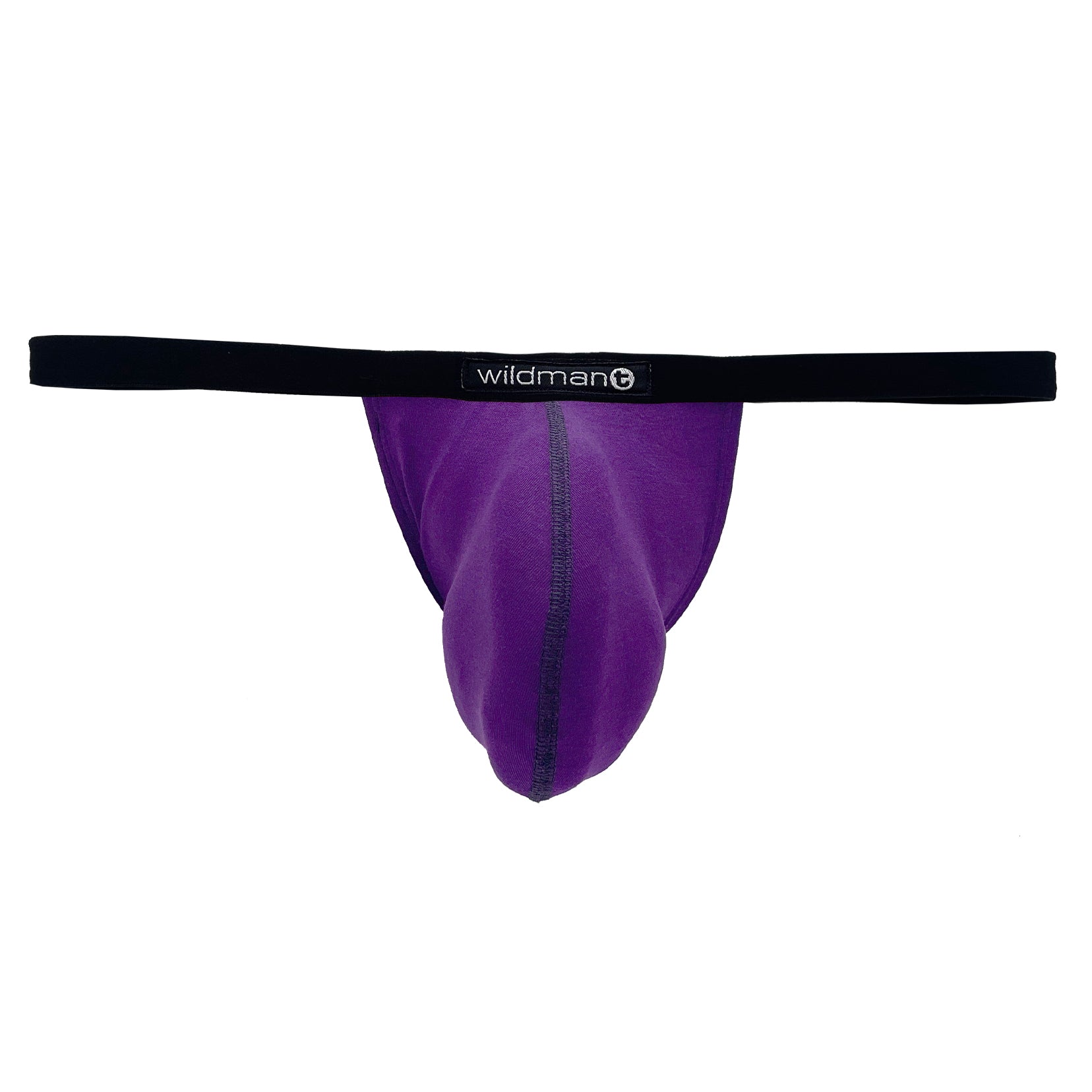 WildmanT Modal Micro Thong Big Boy Pouch Purple - DealByEthan.gay