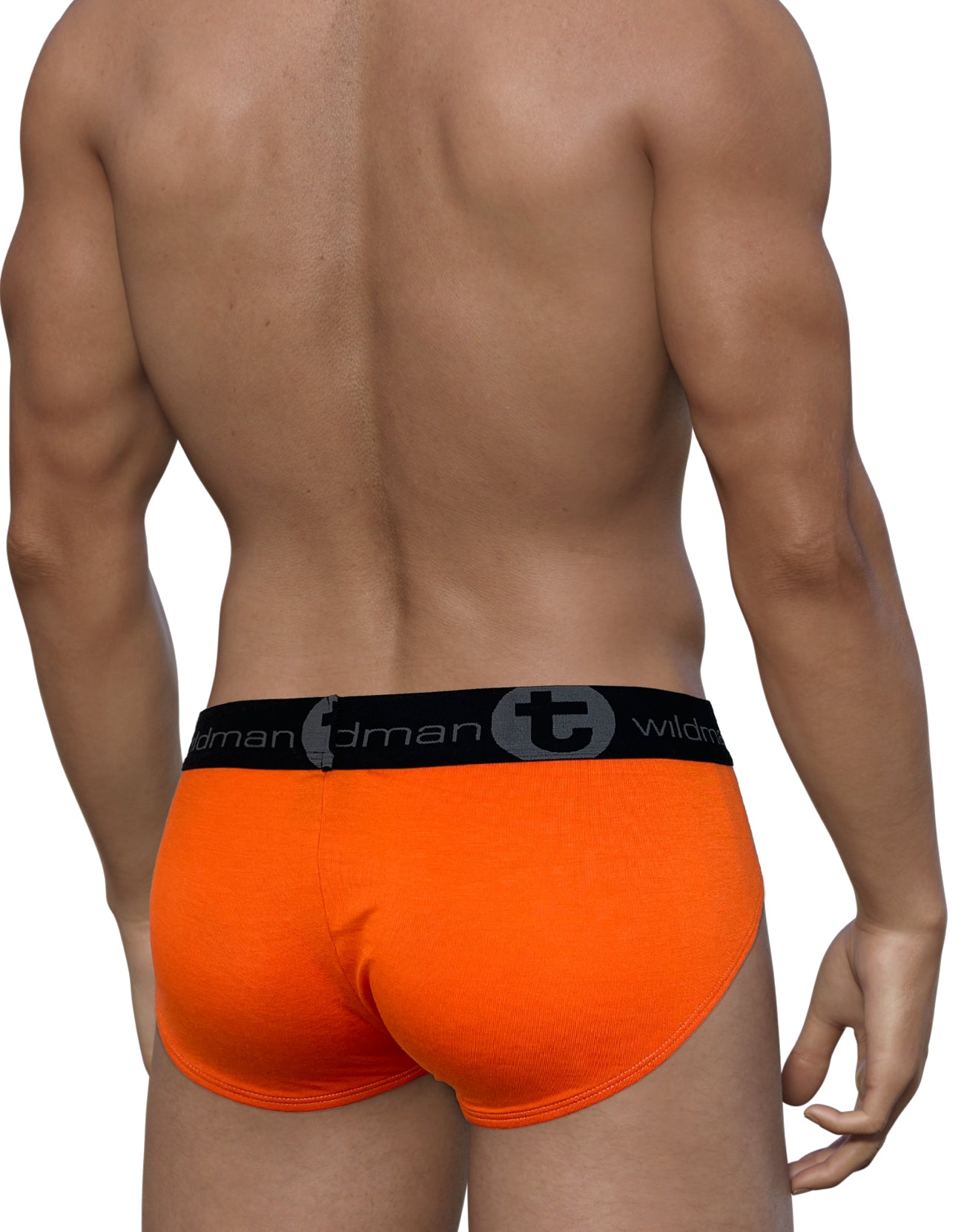 WildmanT Modal Big Boy Pouch Brief Orange - DealByEthan.gay