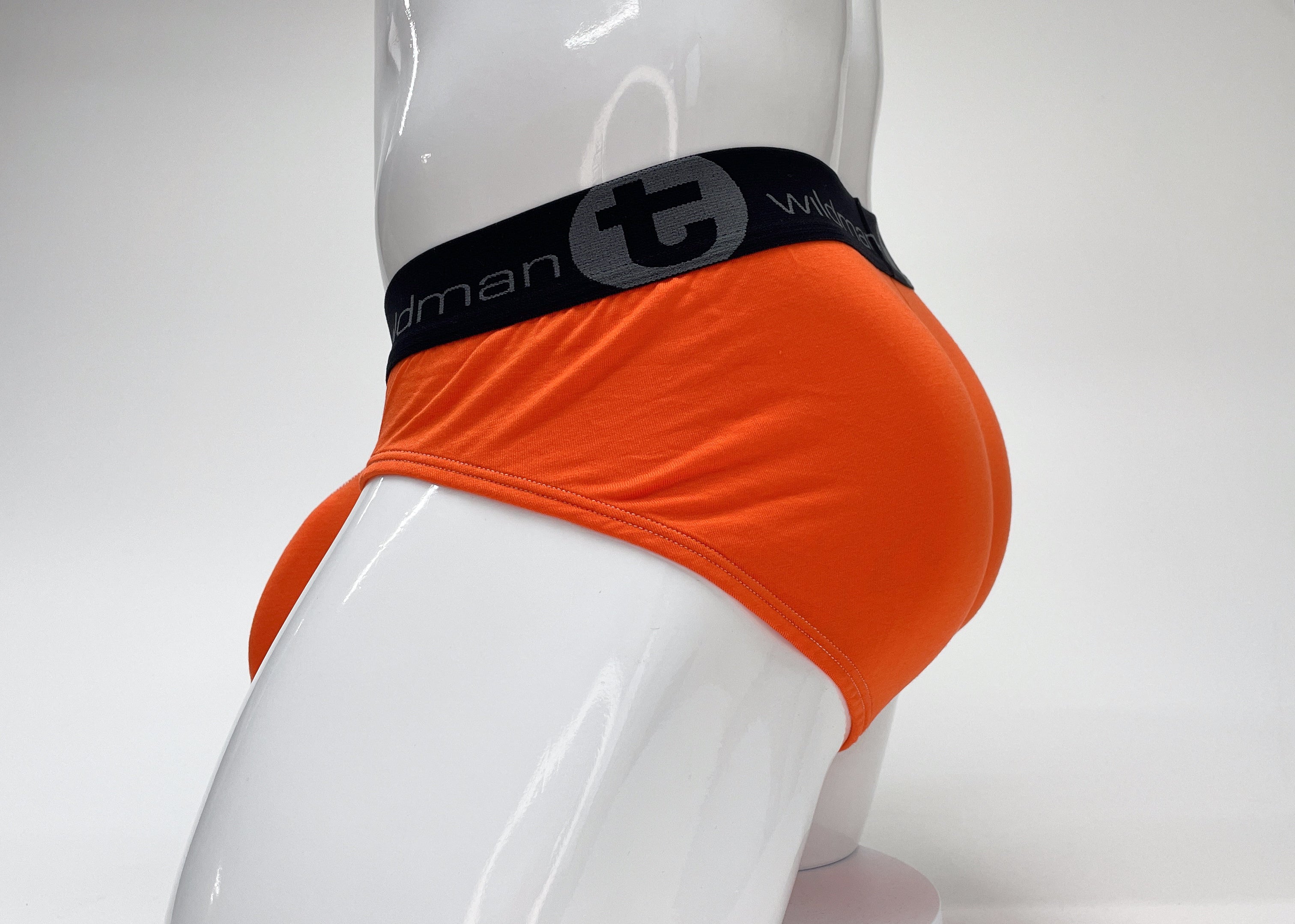 WildmanT Modal Big Boy Pouch Brief Orange - DealByEthan.gay