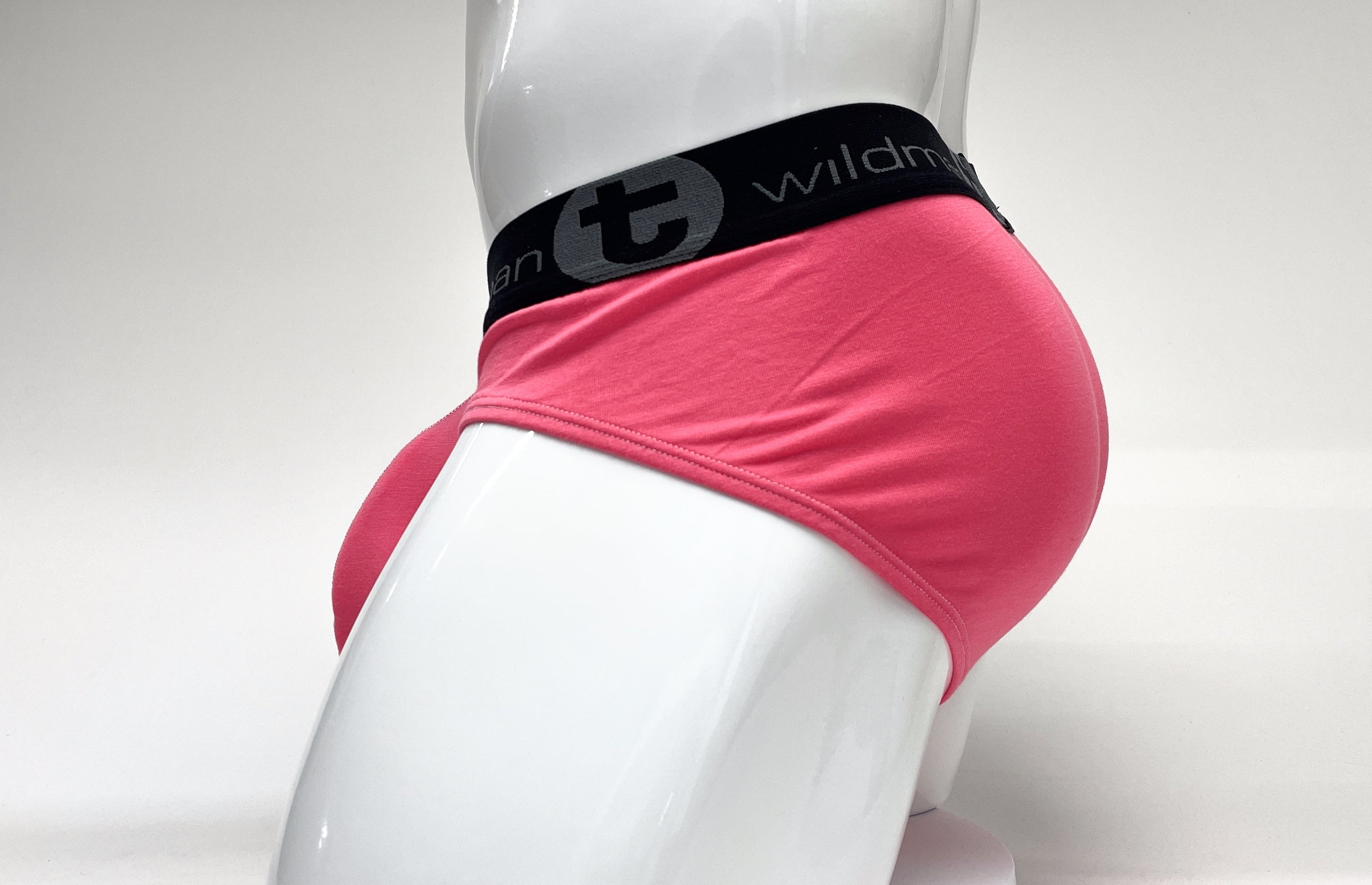 WildmanT Modal Big Boy Pouch Brief Pink - DealByEthan.gay