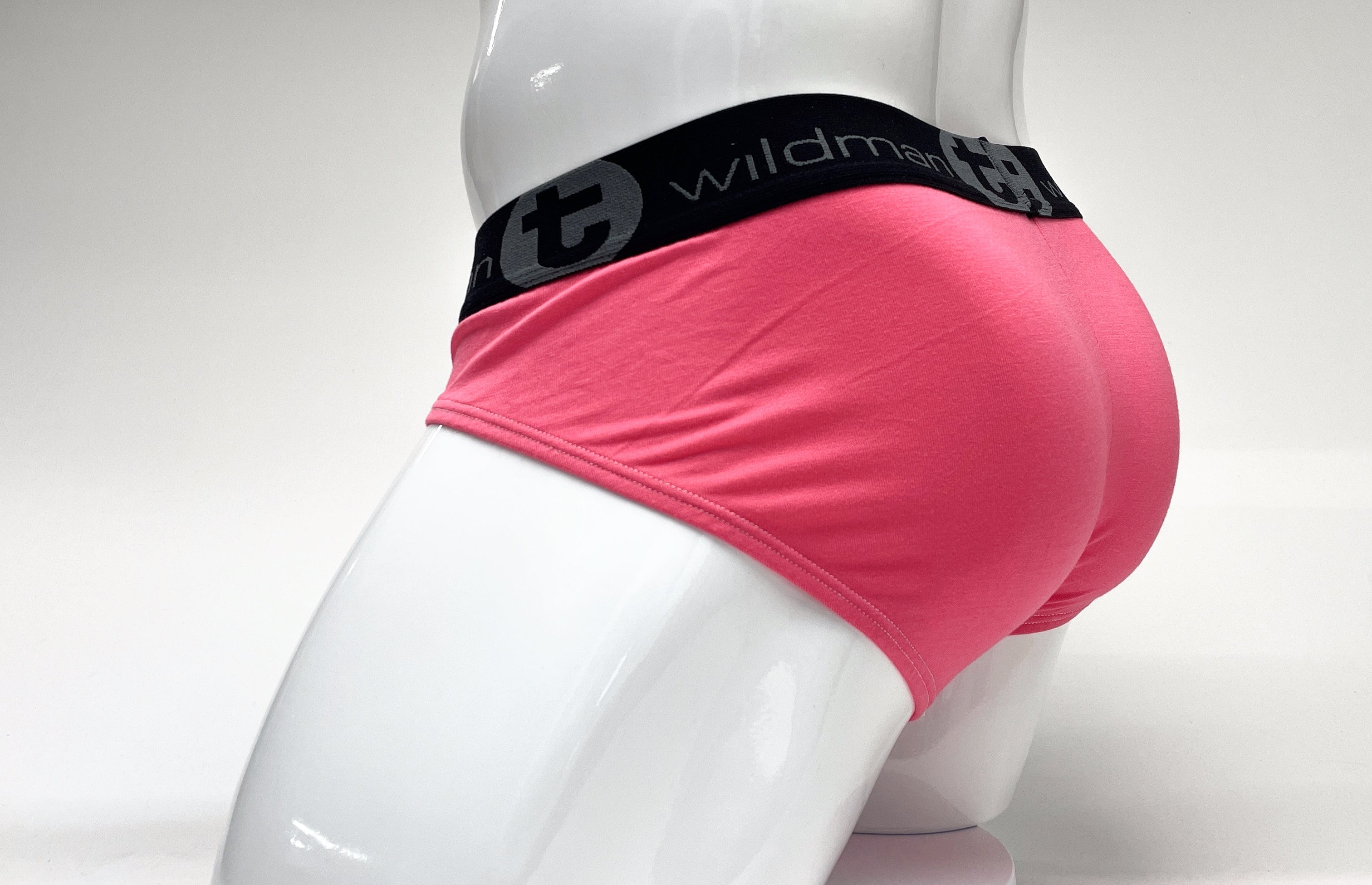 WildmanT Modal Big Boy Pouch Brief Pink - DealByEthan.gay