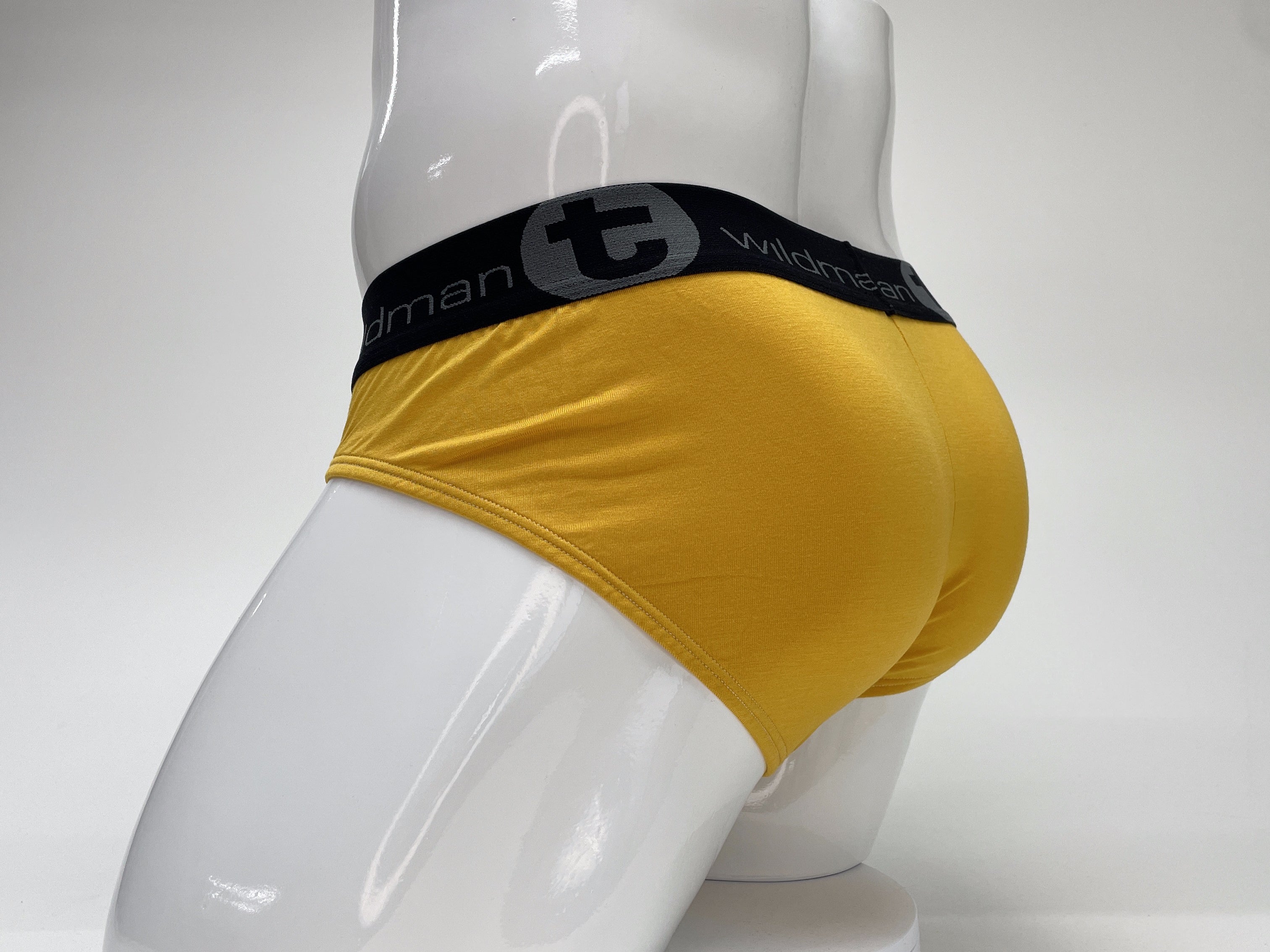 WildmanT Modal Big Boy Pouch Brief Gold - DealByEthan.gay