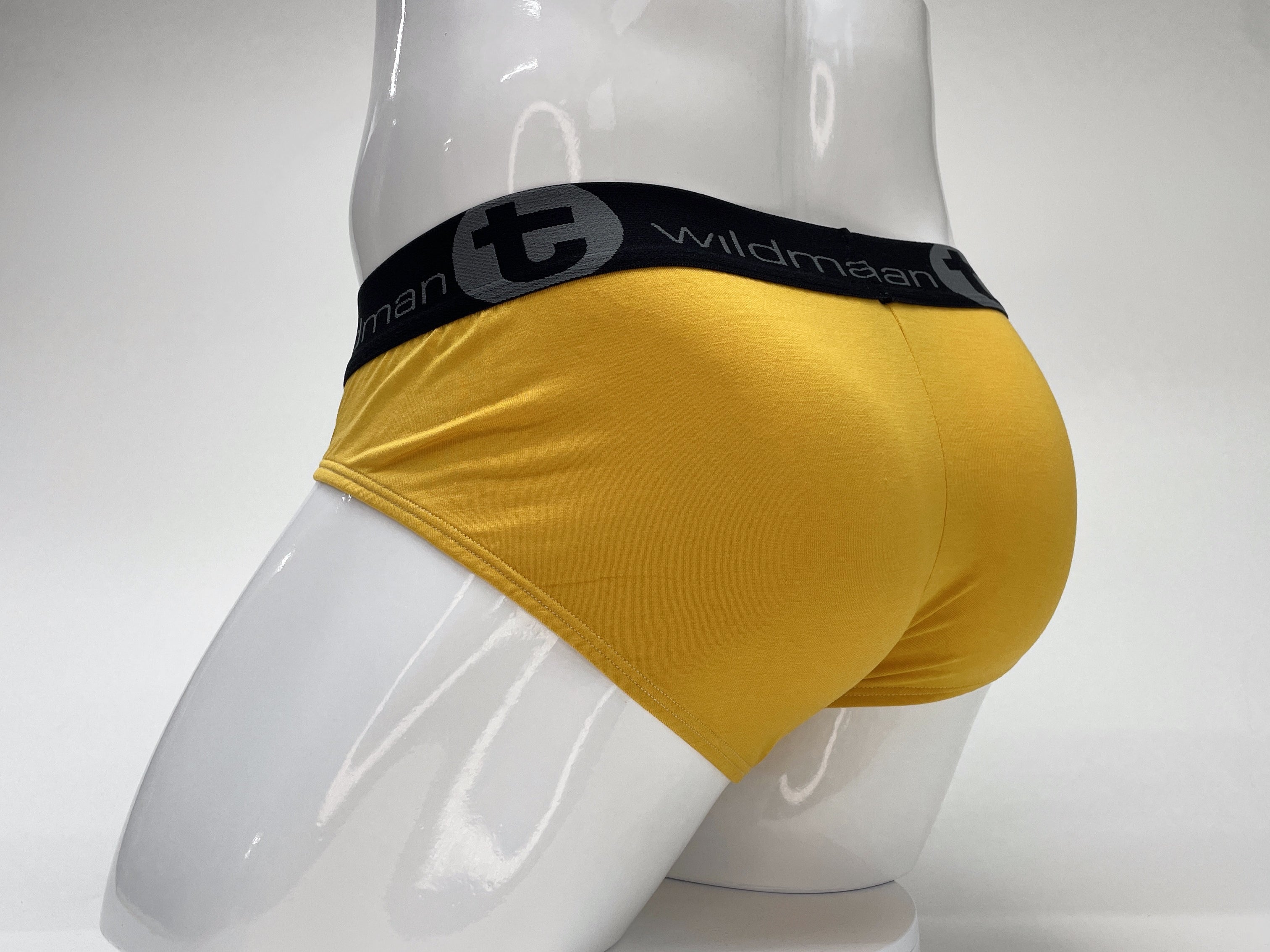 WildmanT Modal Big Boy Pouch Brief Gold - DealByEthan.gay