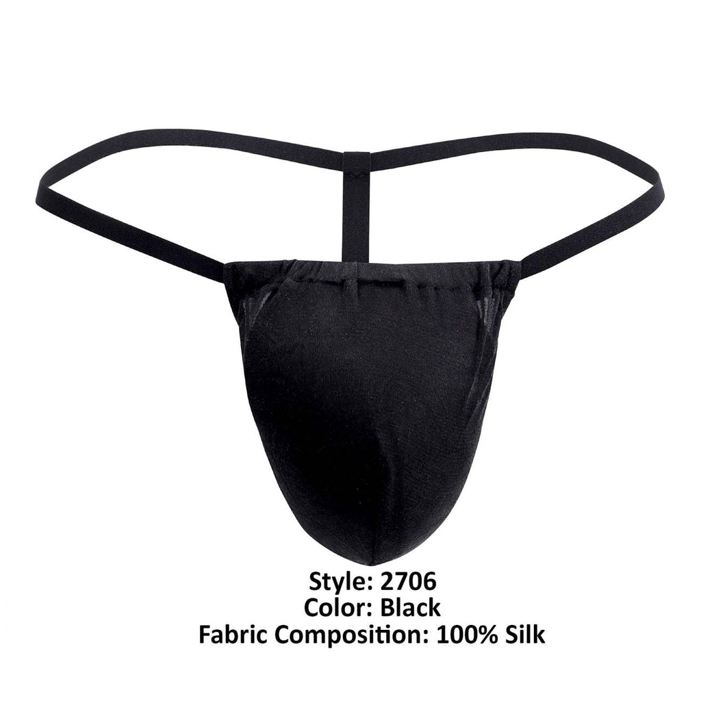 Magic Silk 2706 Silk G-String Color Black - DealByEthan.gay loves Magic Silk
