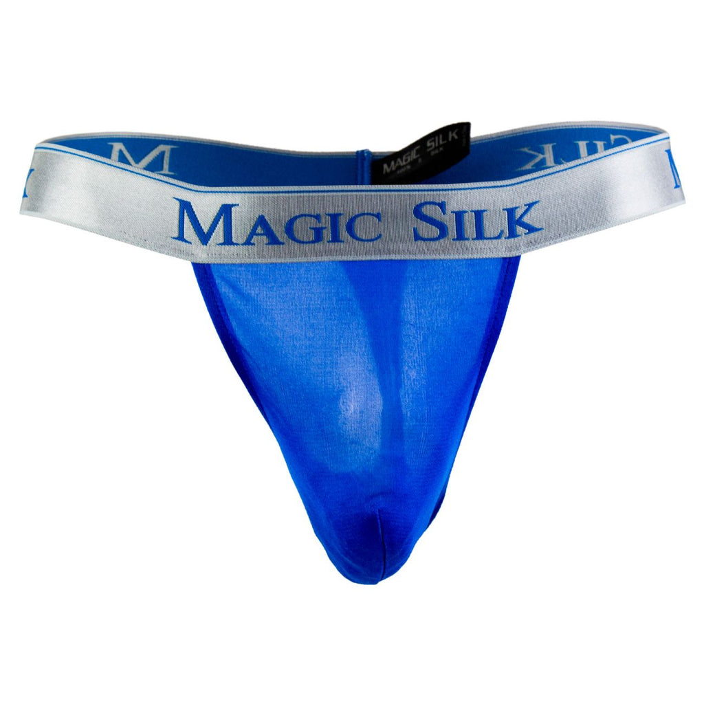 Magic Silk 4586 Silk Knit Micro Thong Color Cobalt - DealByEthan.gay loves Magic Silk