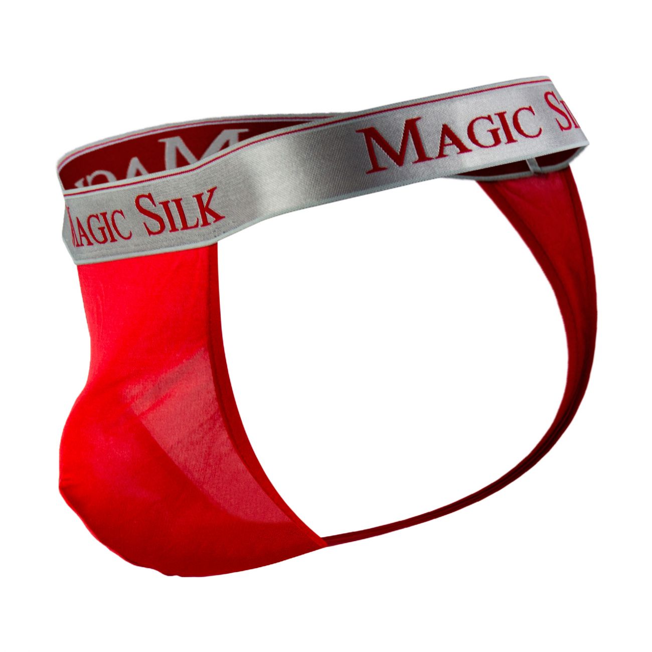 Magic Silk 4586 Silk Knit Micro Thong Color Red - DealByEthan.gay loves Magic Silk