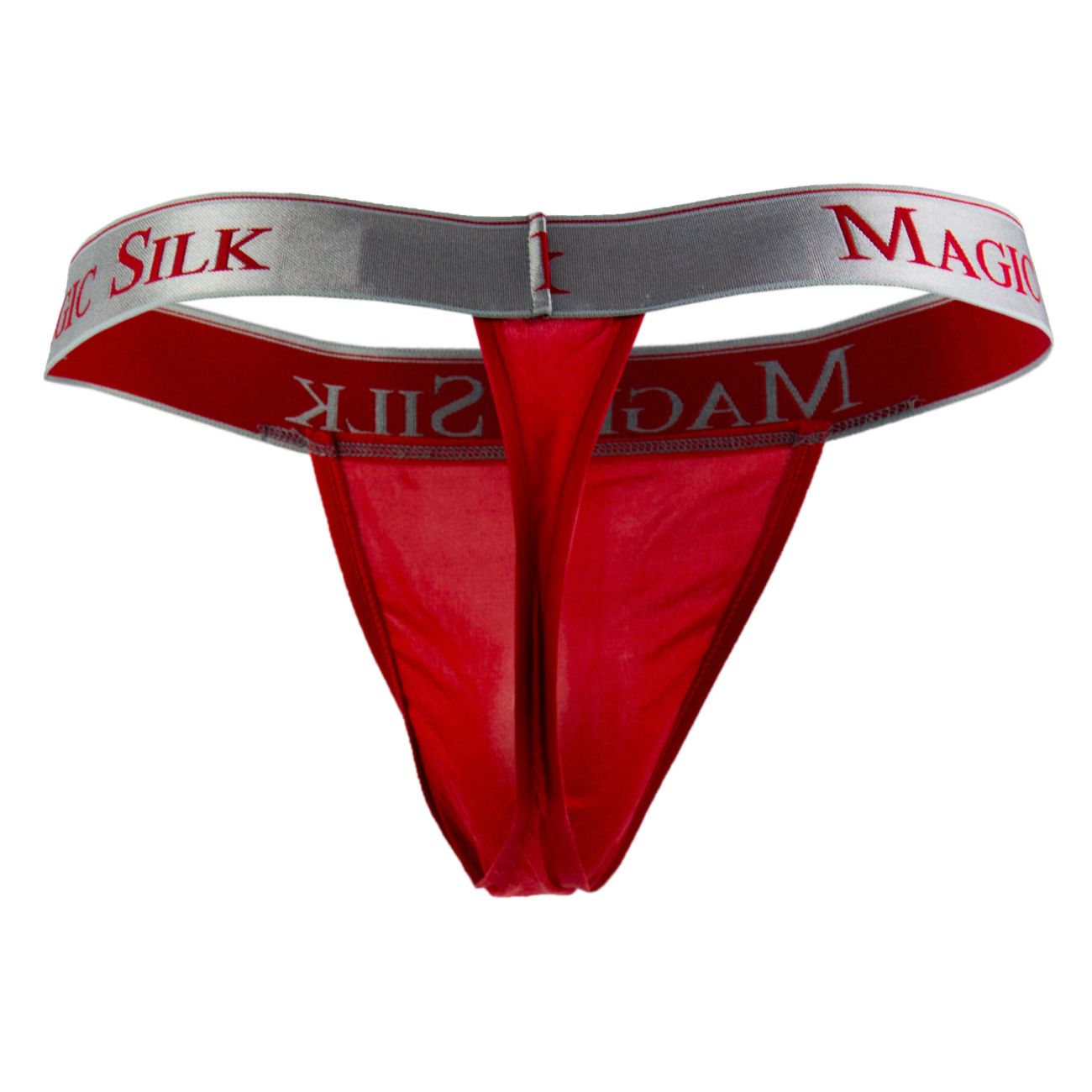 Magic Silk 4586 Silk Knit Micro Thong Color Red - DealByEthan.gay loves Magic Silk