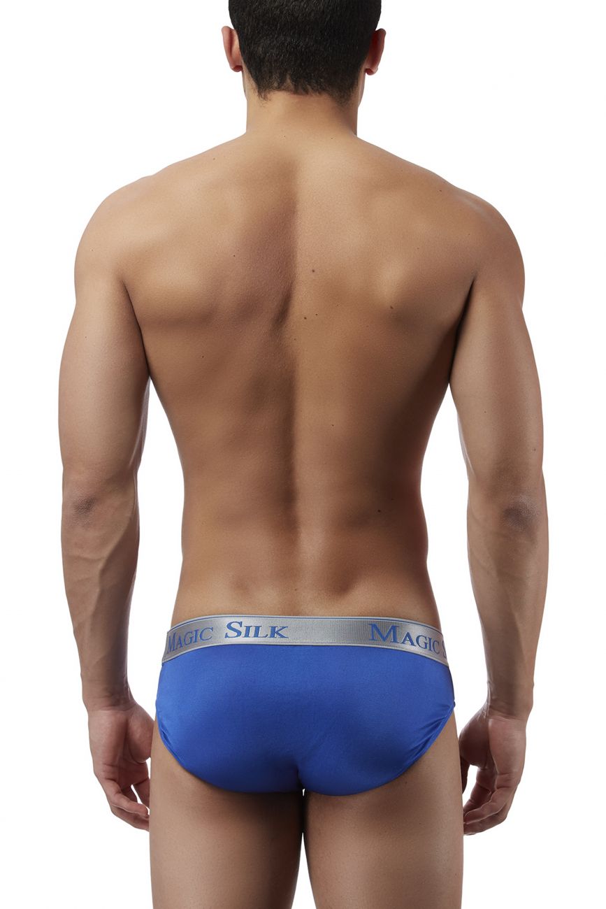 Magic Silk 6386 Silk Knit Low Rise Bikini Color Cobalt - DealByEthan.gay loves Magic Silk