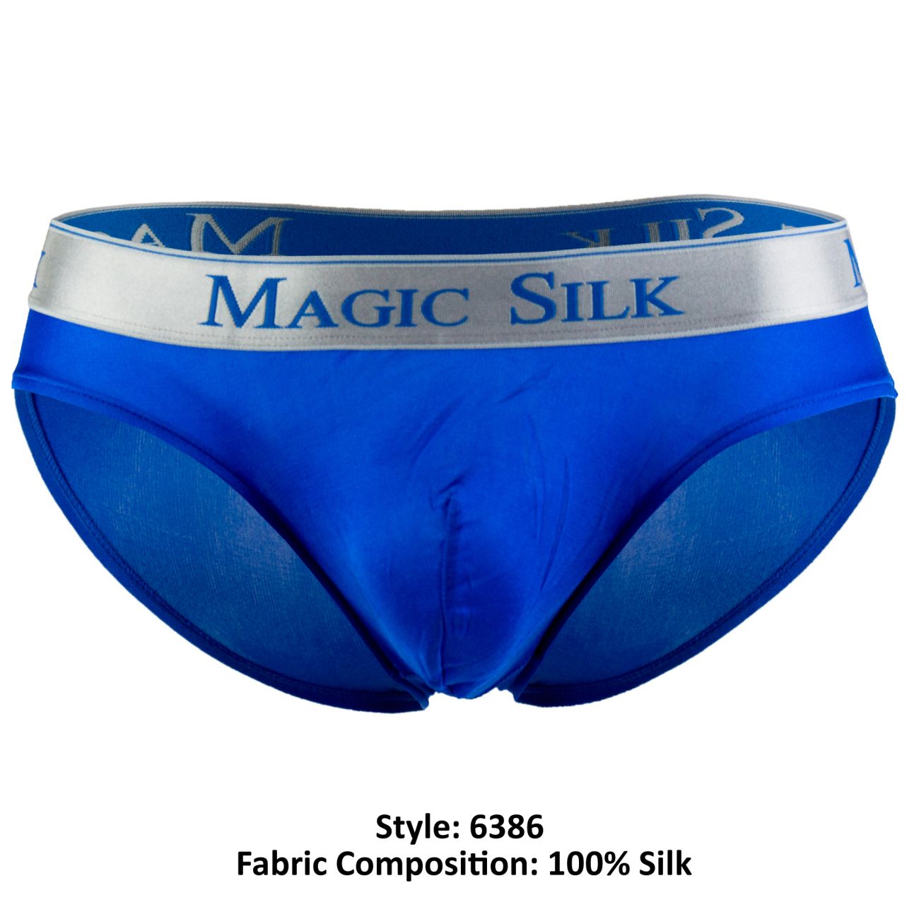 Magic Silk 6386 Silk Knit Low Rise Bikini Color Cobalt - DealByEthan.gay loves Magic Silk