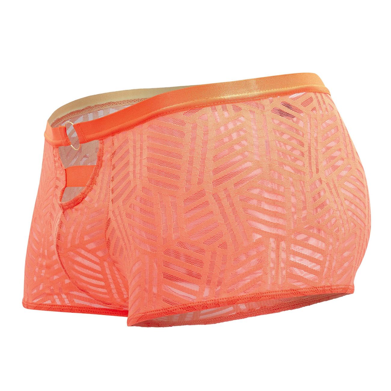 Male Power 125-284 Rude Awakening Cheeky Cutout Short Color Neon Orange - DealByEthan.gay loves Male Power