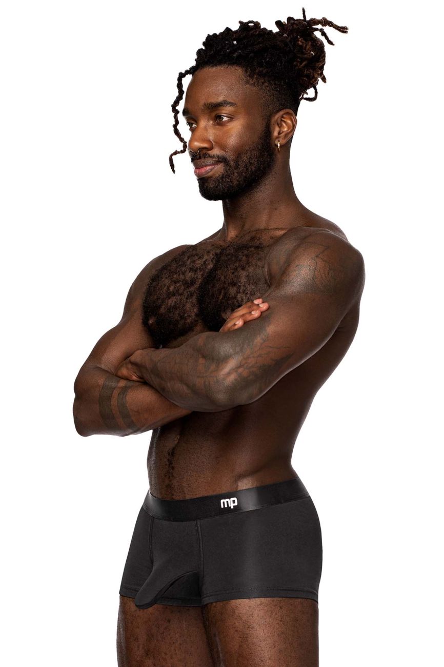 Male Power 129-281 Easy Breezy Mini Short with Sleeve Color Black - DealByEthan.gay loves Male Power