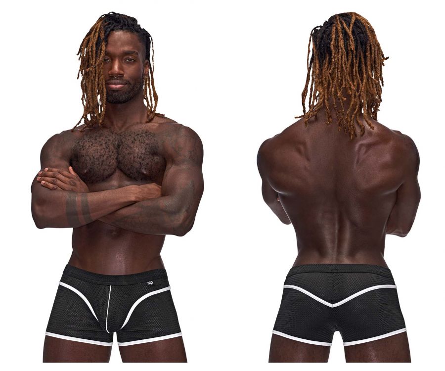 Male Power 142-273 Sport Mesh Mini Short Color Black - DealByEthan.gay loves Male Power