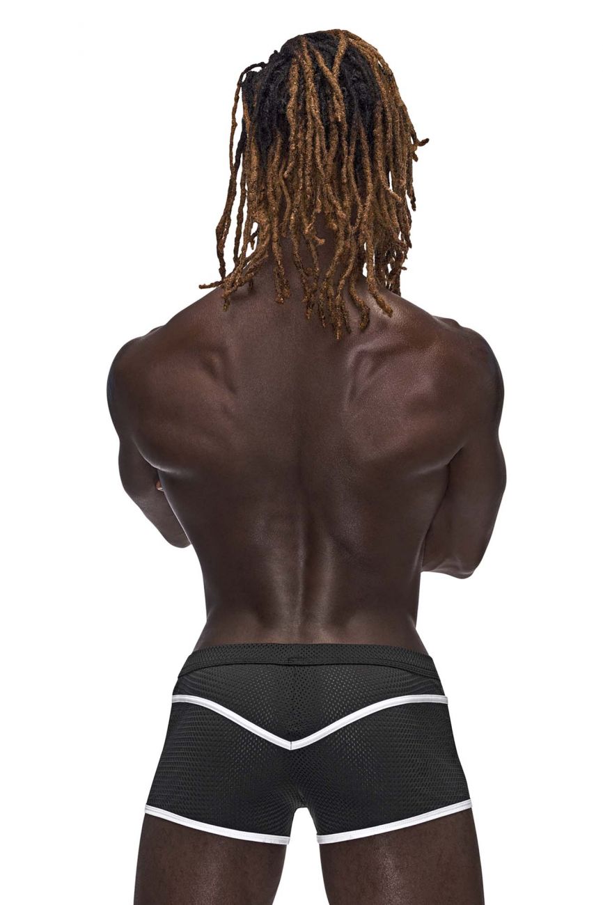 Male Power 142-273 Sport Mesh Mini Short Color Black - DealByEthan.gay loves Male Power