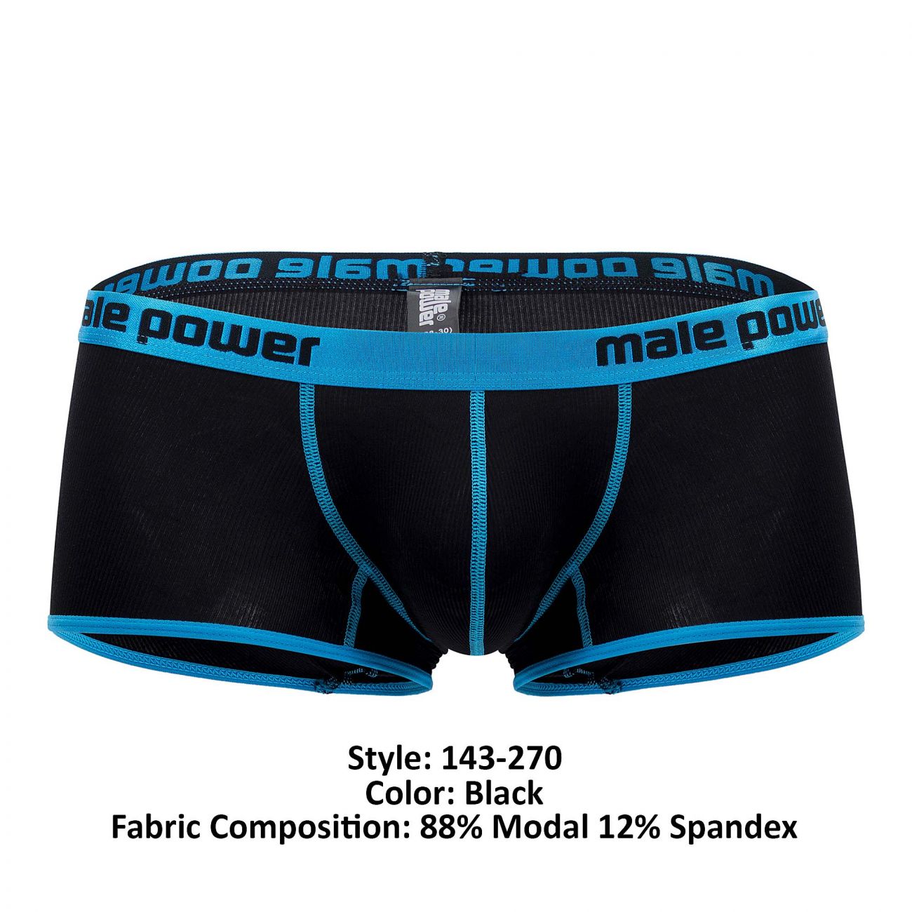 Male Power 143-270 Casanova Uplift Mini Short Color Black - DealByEthan.gay loves Male Power
