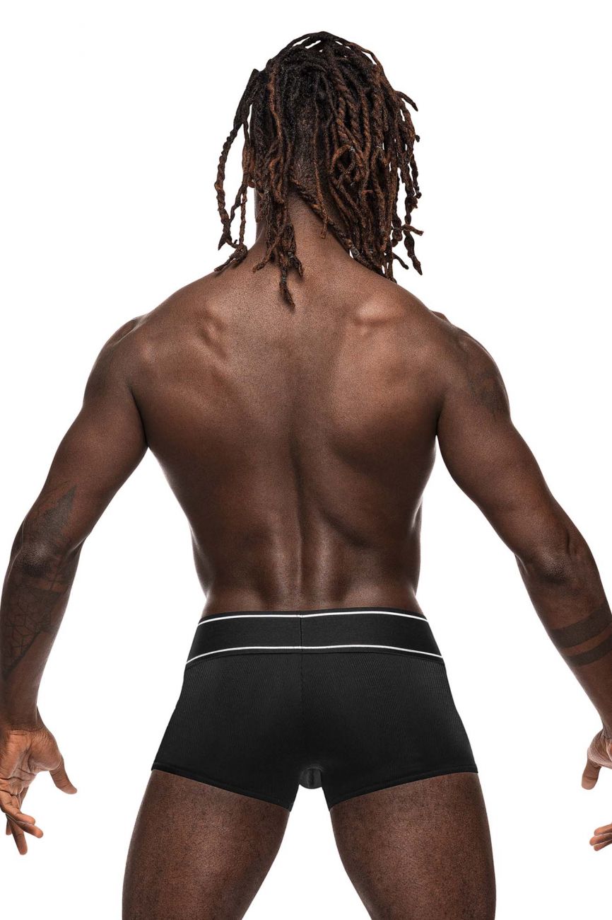Male Power 153-275 Modal Rib Pouch Short Color Black - DealByEthan.gay loves Male Power