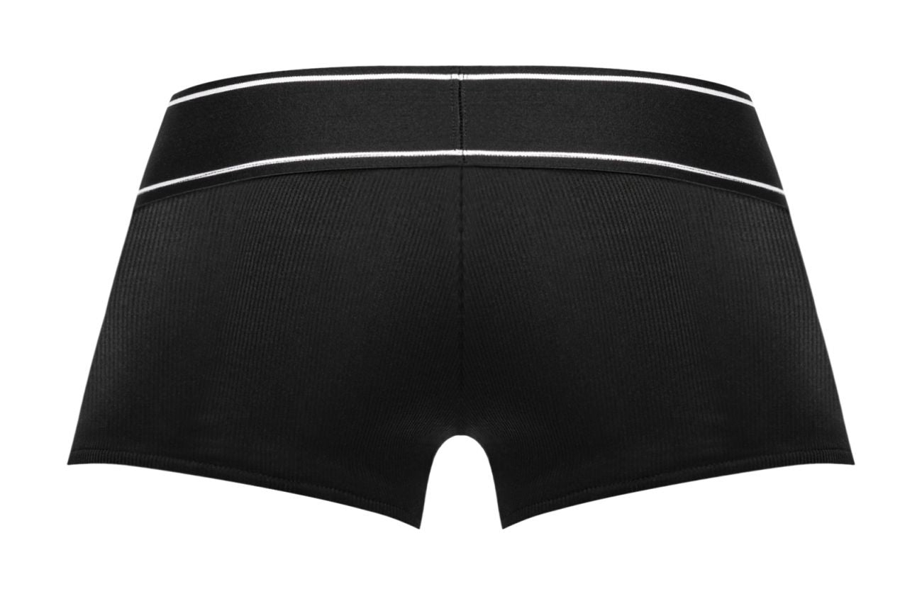 Male Power 153-275 Modal Rib Pouch Short Color Black - DealByEthan.gay loves Male Power