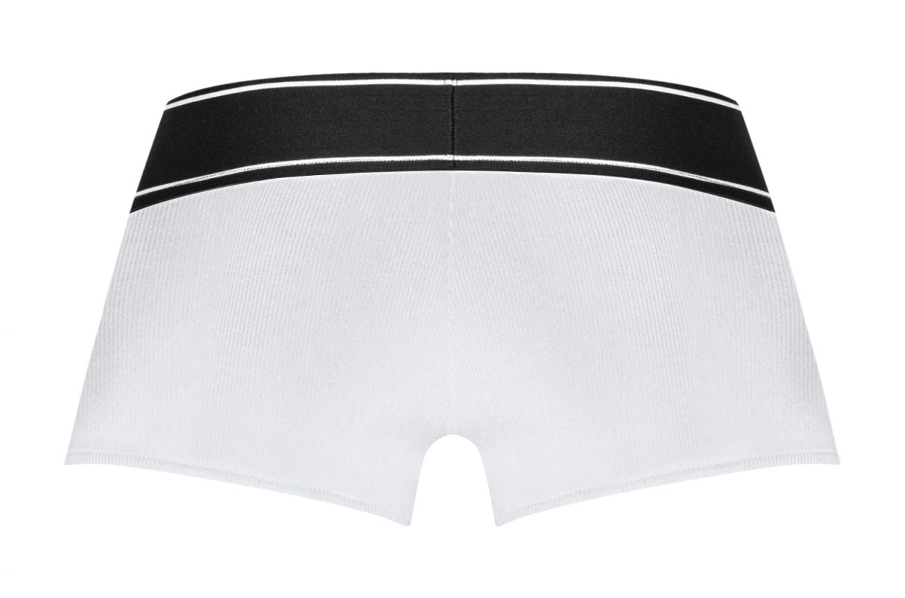 Male Power 153-275 Modal Rib Pouch Short Color White - DealByEthan.gay loves Male Power