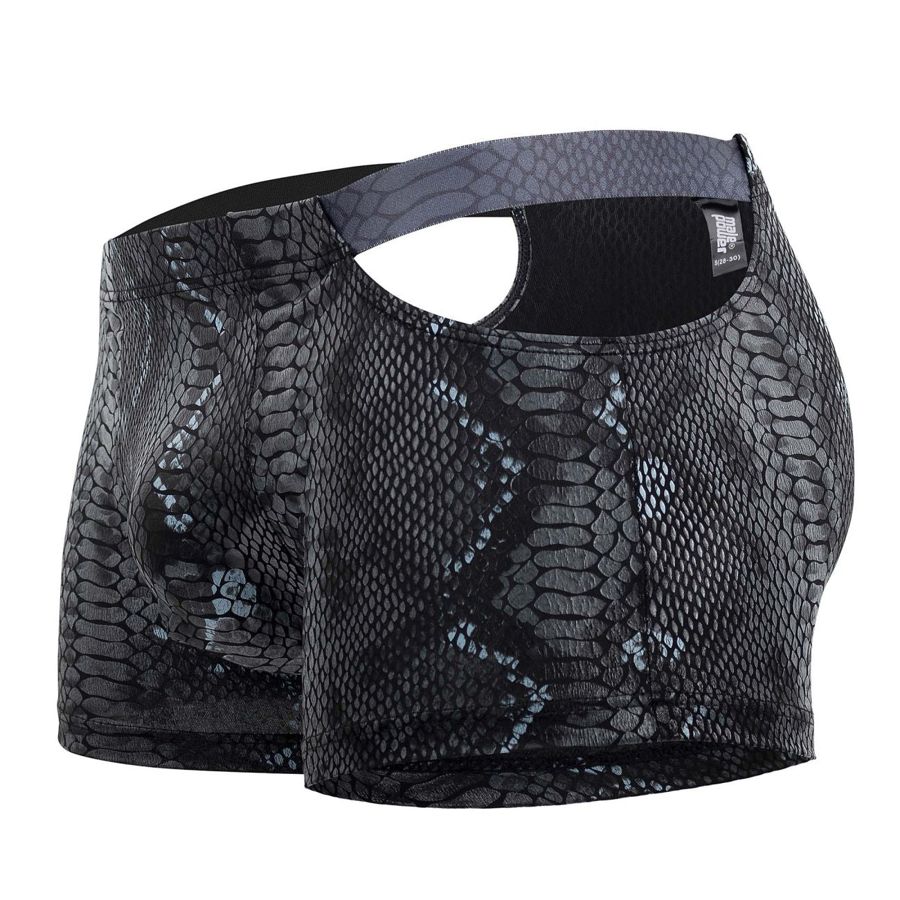 Male Power 153-282 S-naked Pouch Short Color Black-Blue - DealByEthan.gay loves Male Power