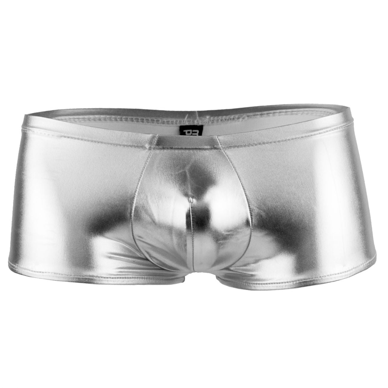 Male Power 153070 Heavy Metal Mini Short Boxer Briefs Color Silver - DealByEthan.gay loves Male Power