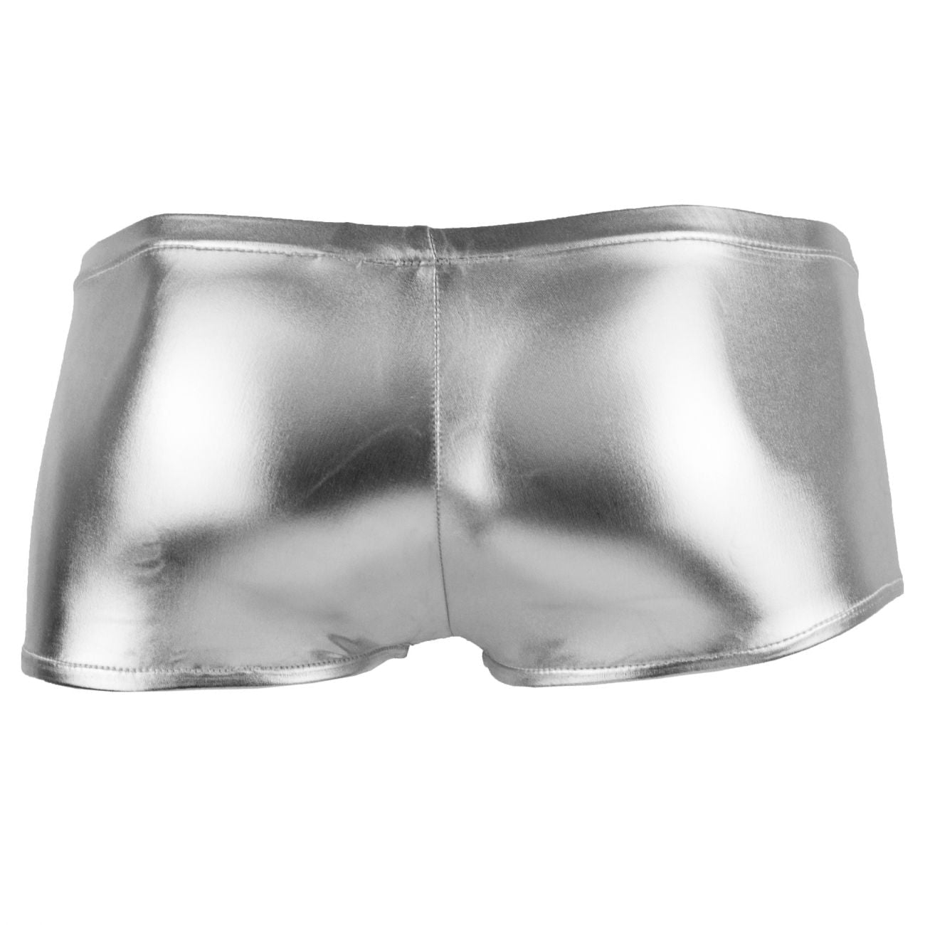 Male Power 153070 Heavy Metal Mini Short Boxer Briefs Color Silver - DealByEthan.gay loves Male Power