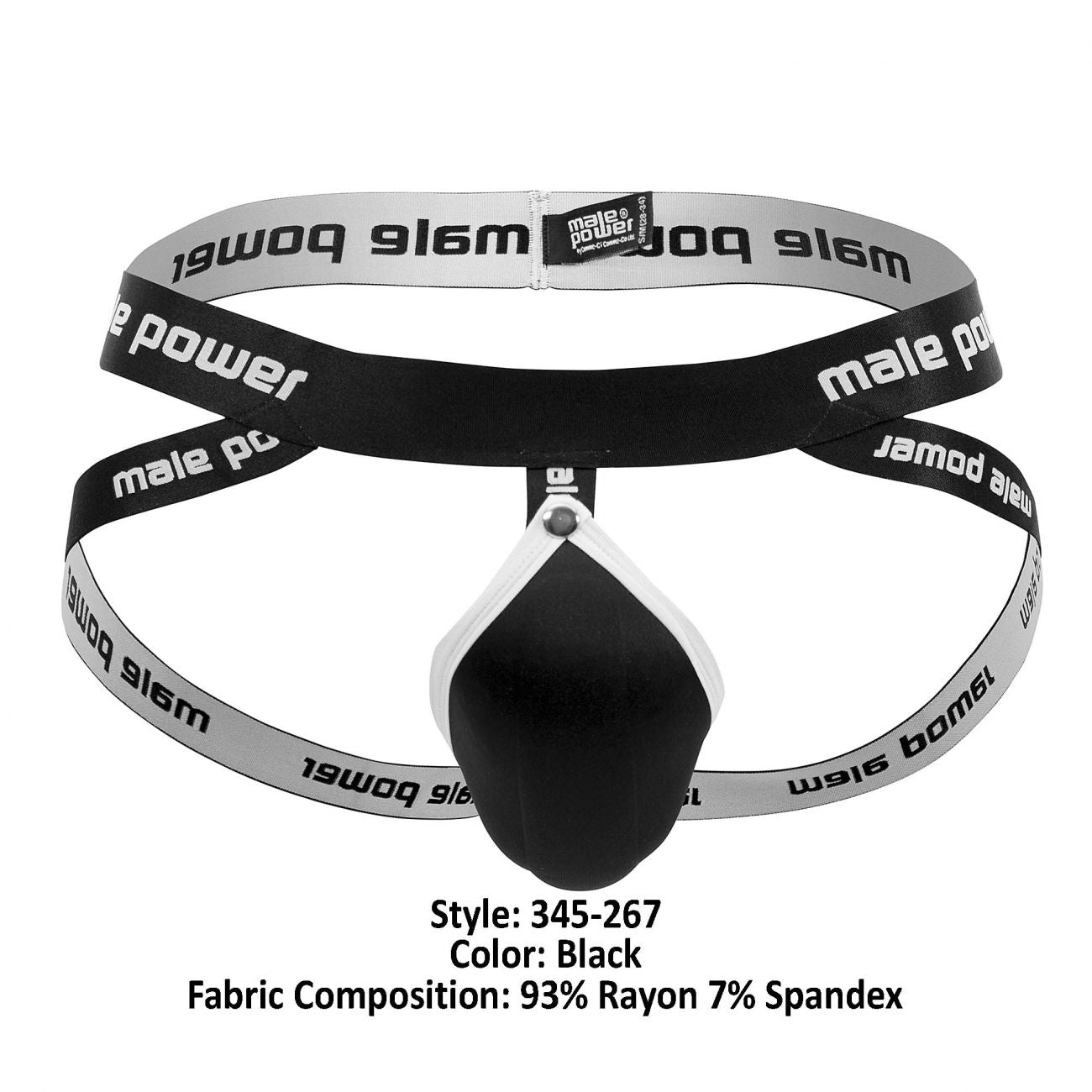 Male Power 345-267 Helmet Jockstrap Color Black - DealByEthan.gay loves Male Power