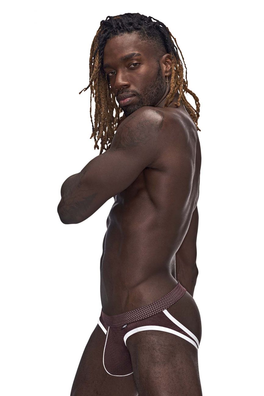 Male Power 354-273 Sport Mesh Jock Color Burgundy - DealByEthan.gay loves Male Power