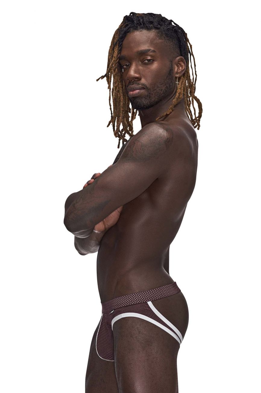 Male Power 354-273 Sport Mesh Jock Color Burgundy - DealByEthan.gay loves Male Power