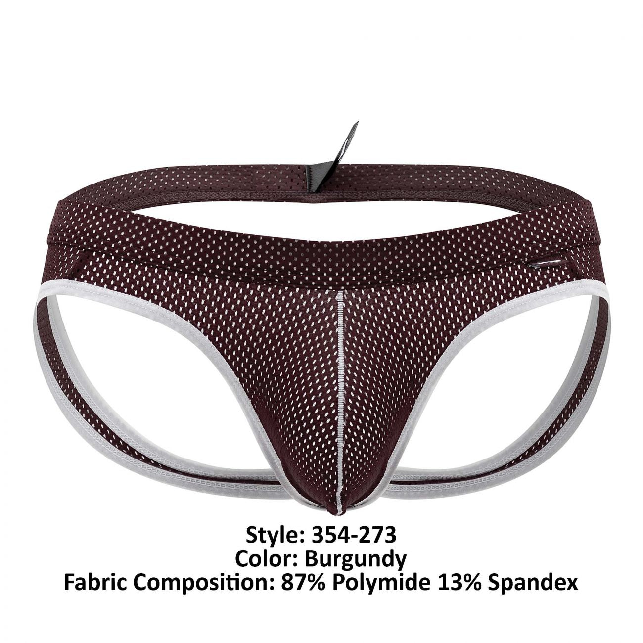 Male Power 354-273 Sport Mesh Jock Color Burgundy - DealByEthan.gay loves Male Power