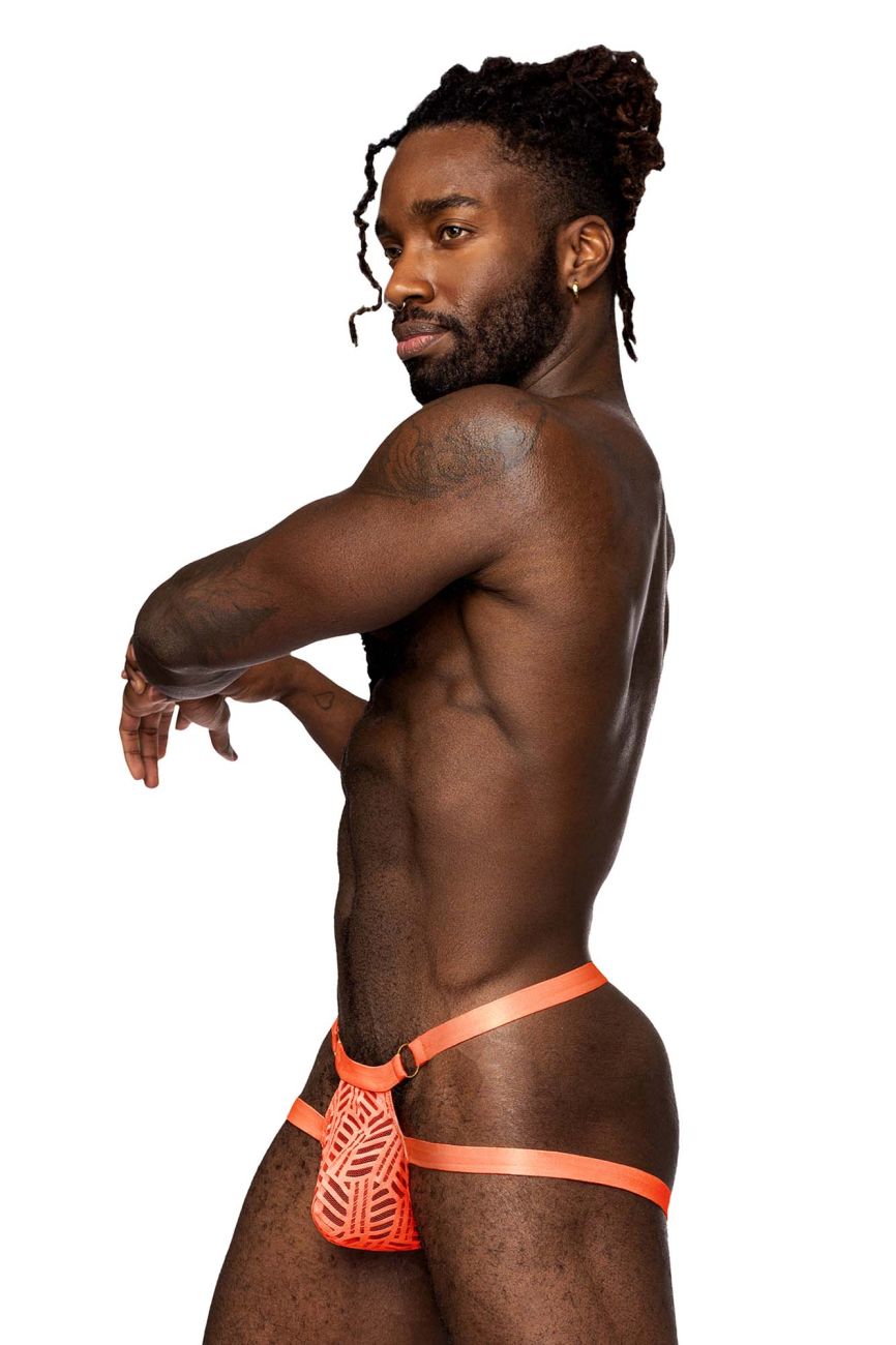 Male Power 387-284 Rude Awakening Ring Jock Color Neon Orange - DealByEthan.gay loves Male Power