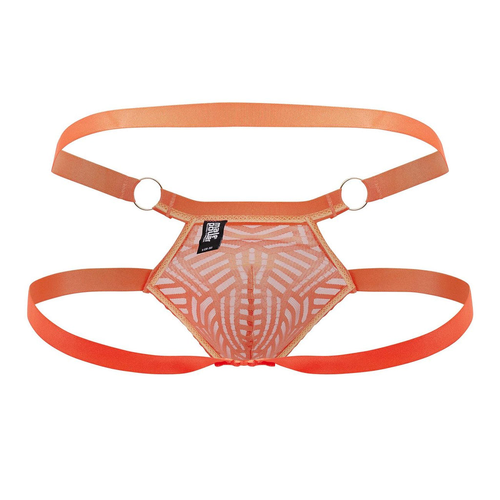 Male Power 387-284 Rude Awakening Ring Jock Color Neon Orange - DealByEthan.gay loves Male Power
