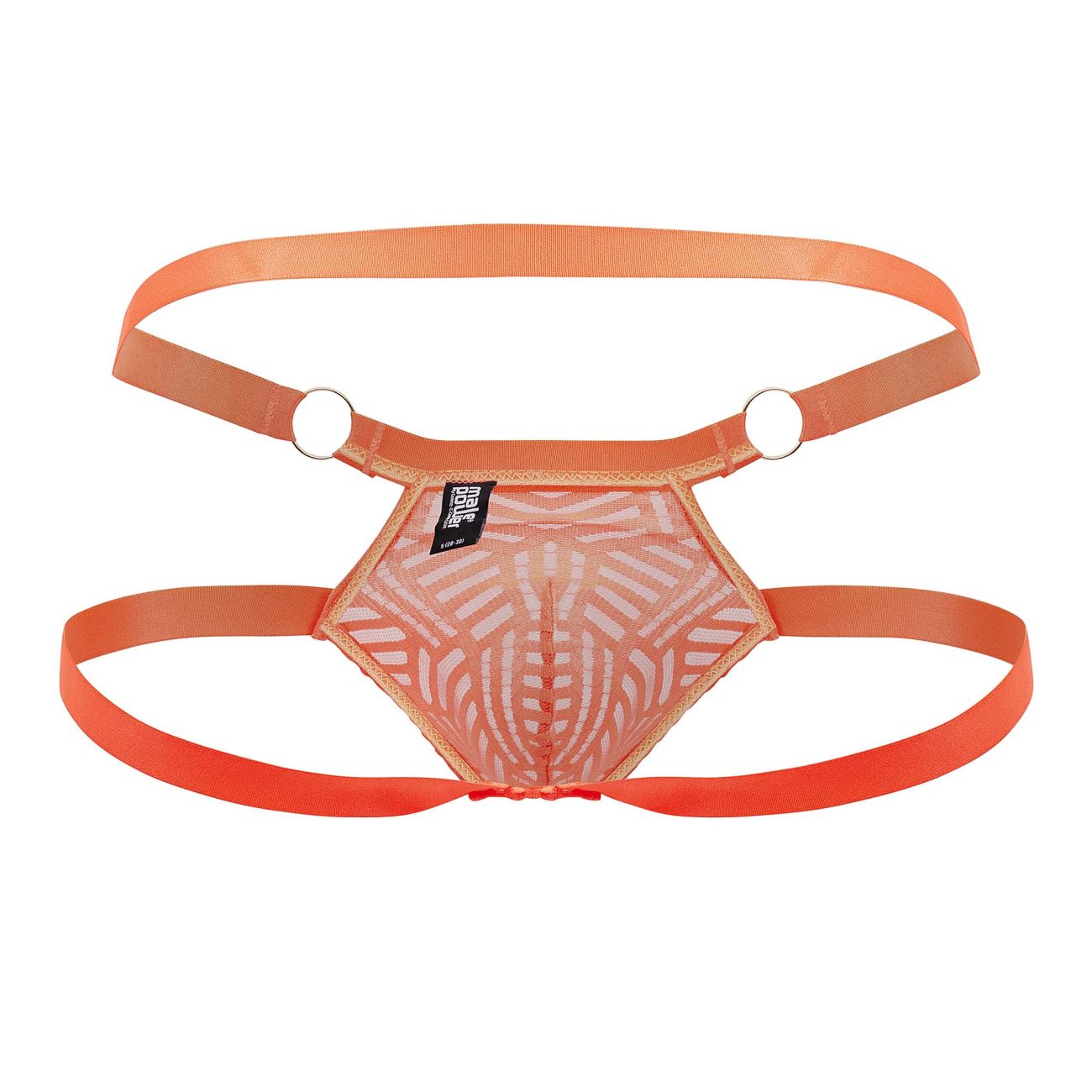 Male Power 387-284 Rude Awakening Ring Jock Color Neon Orange - DealByEthan.gay loves Male Power