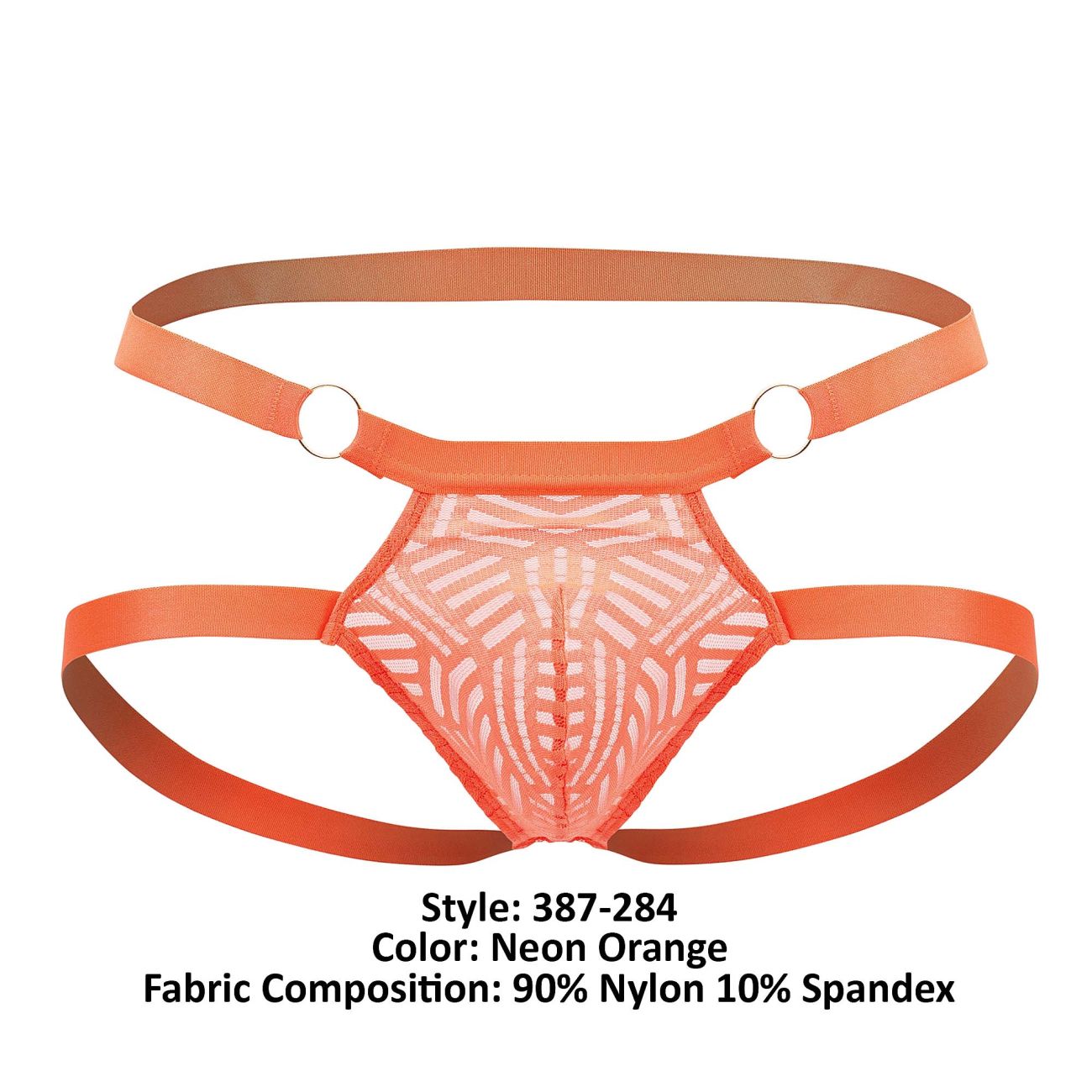 Male Power 387-284 Rude Awakening Ring Jock Color Neon Orange - DealByEthan.gay loves Male Power