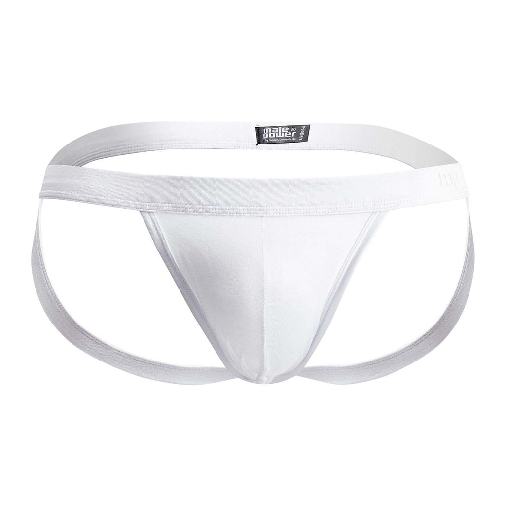 Male Power 392-257 Pure Comfort Sport Jock Color White - DealByEthan.gay loves Male Power