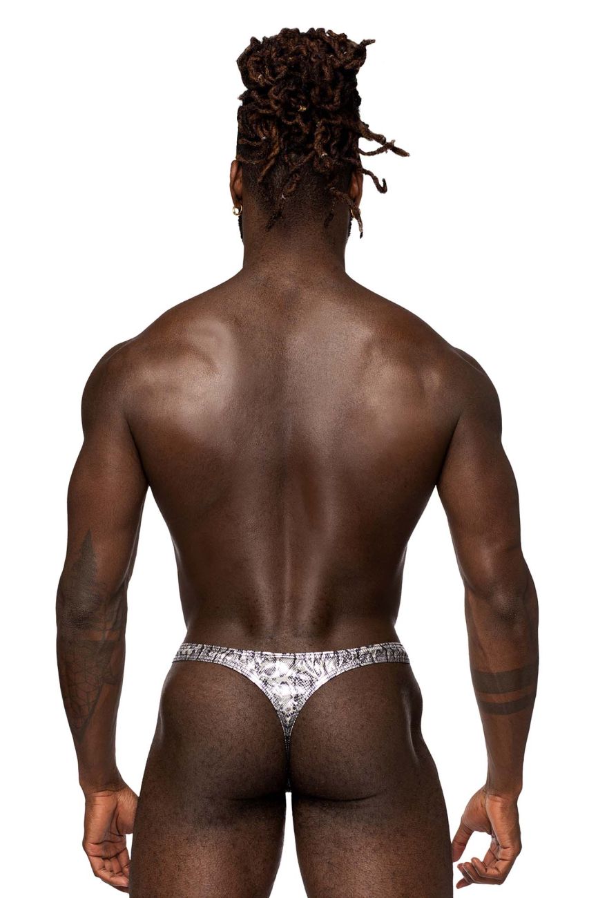 Male Power 409-282 S-naked Criss Cross Thong Color Silver-Black - DealByEthan.gay loves Male Power