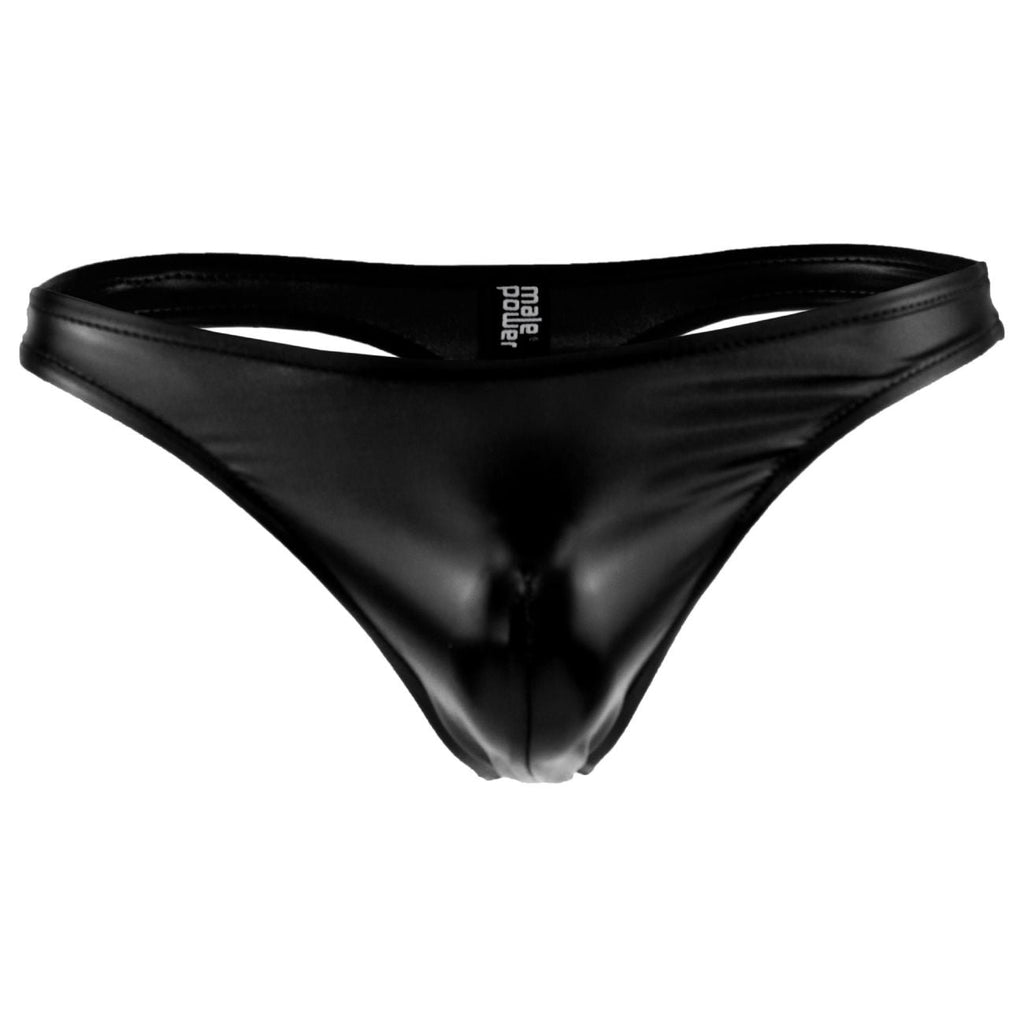 Male Power 440003 Liquid Onyx Classic Thong Color Black - DealByEthan.gay loves Male Power