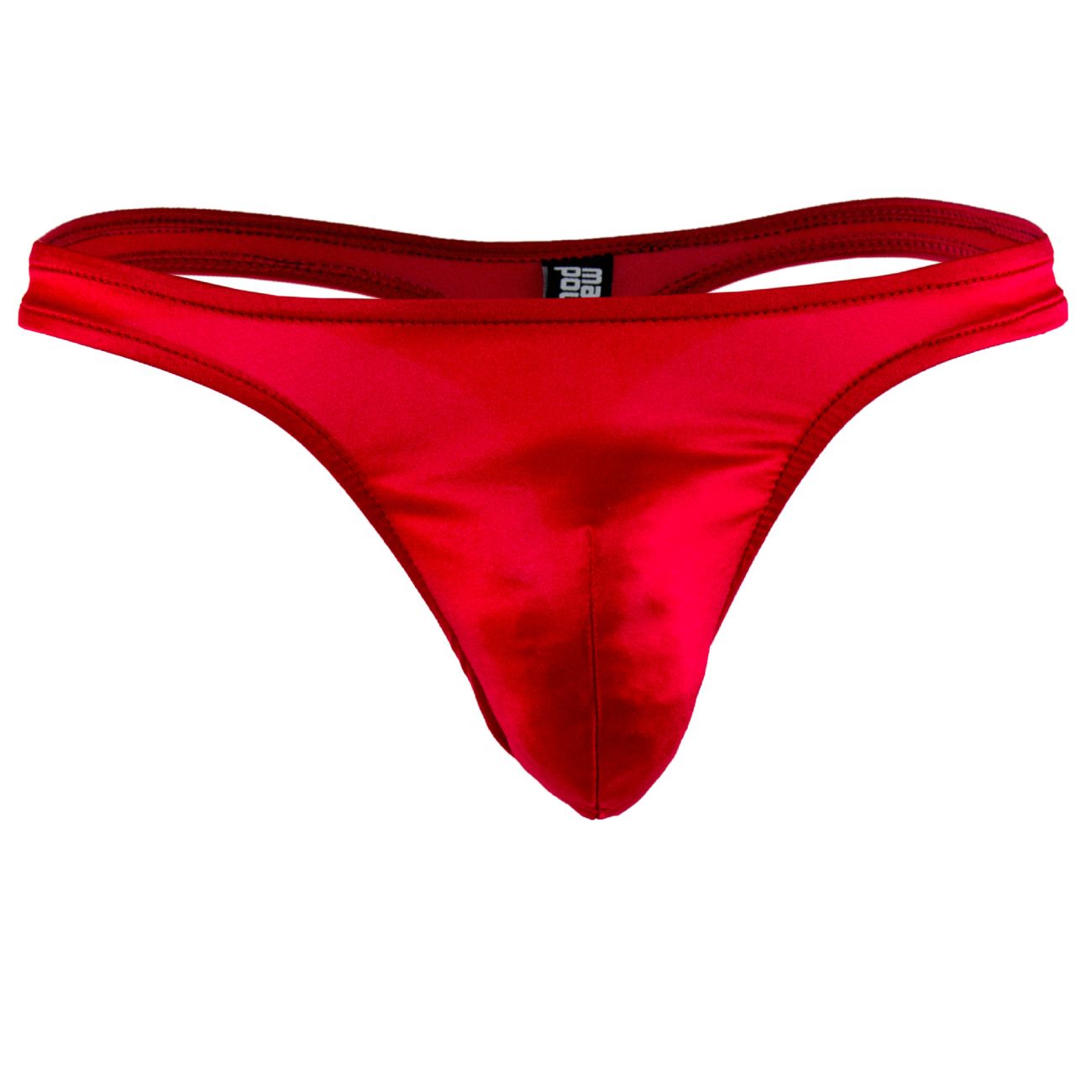 Male Power 442076 Satin Lycra Bong Thong Color Red - DealByEthan.gay loves Male Power