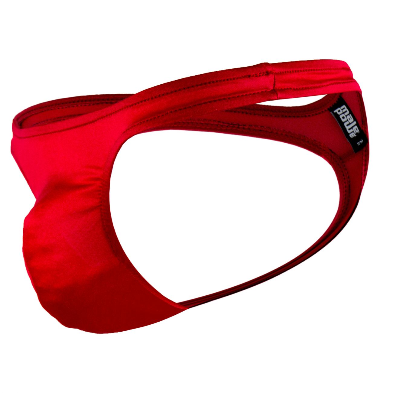Male Power 442076 Satin Lycra Bong Thong Color Red - DealByEthan.gay loves Male Power
