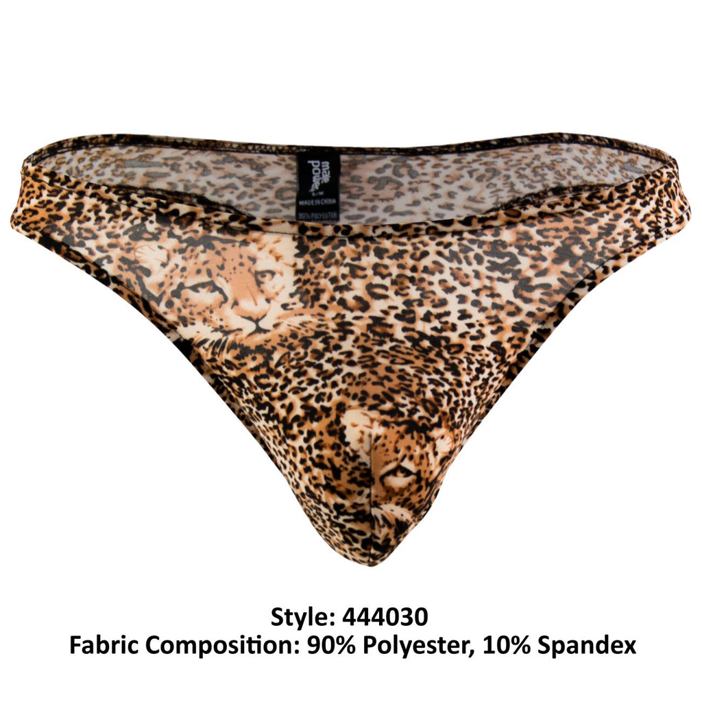 Male Power 444030 Animal Wonder Thong Color Brown - DealByEthan.gay loves Male Power