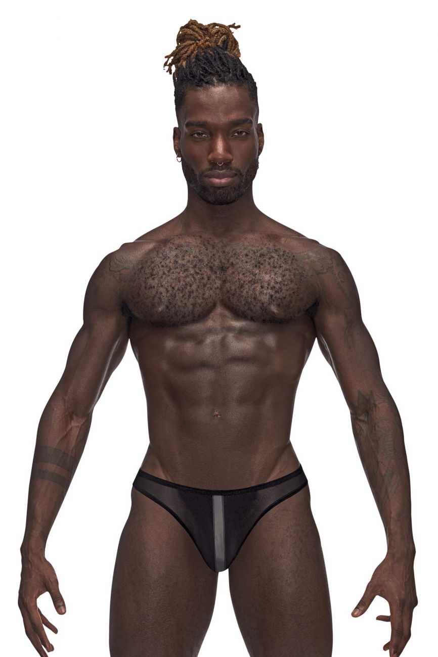 Male Power 480-271 Landing Strip Bikini Brief Color Black - DealByEthan.gay loves Male Power